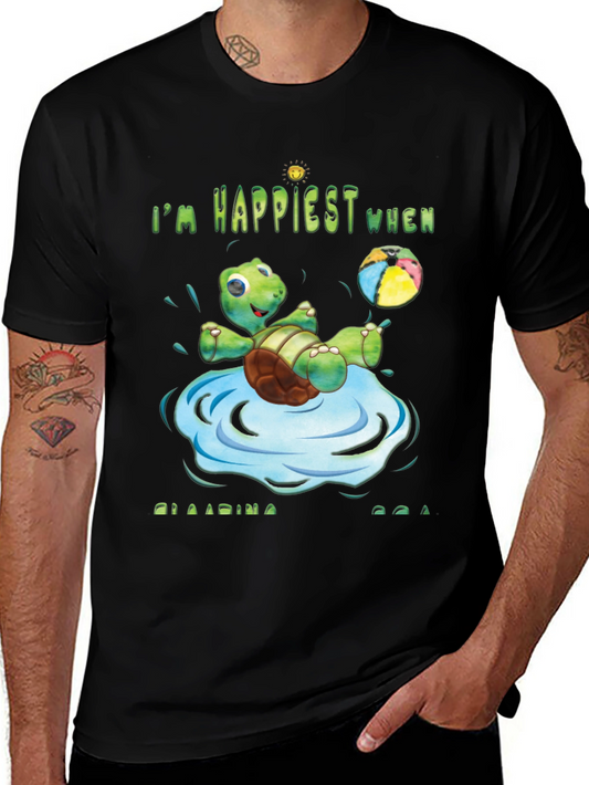 Happy Turtle Beach Ball T-Shirt