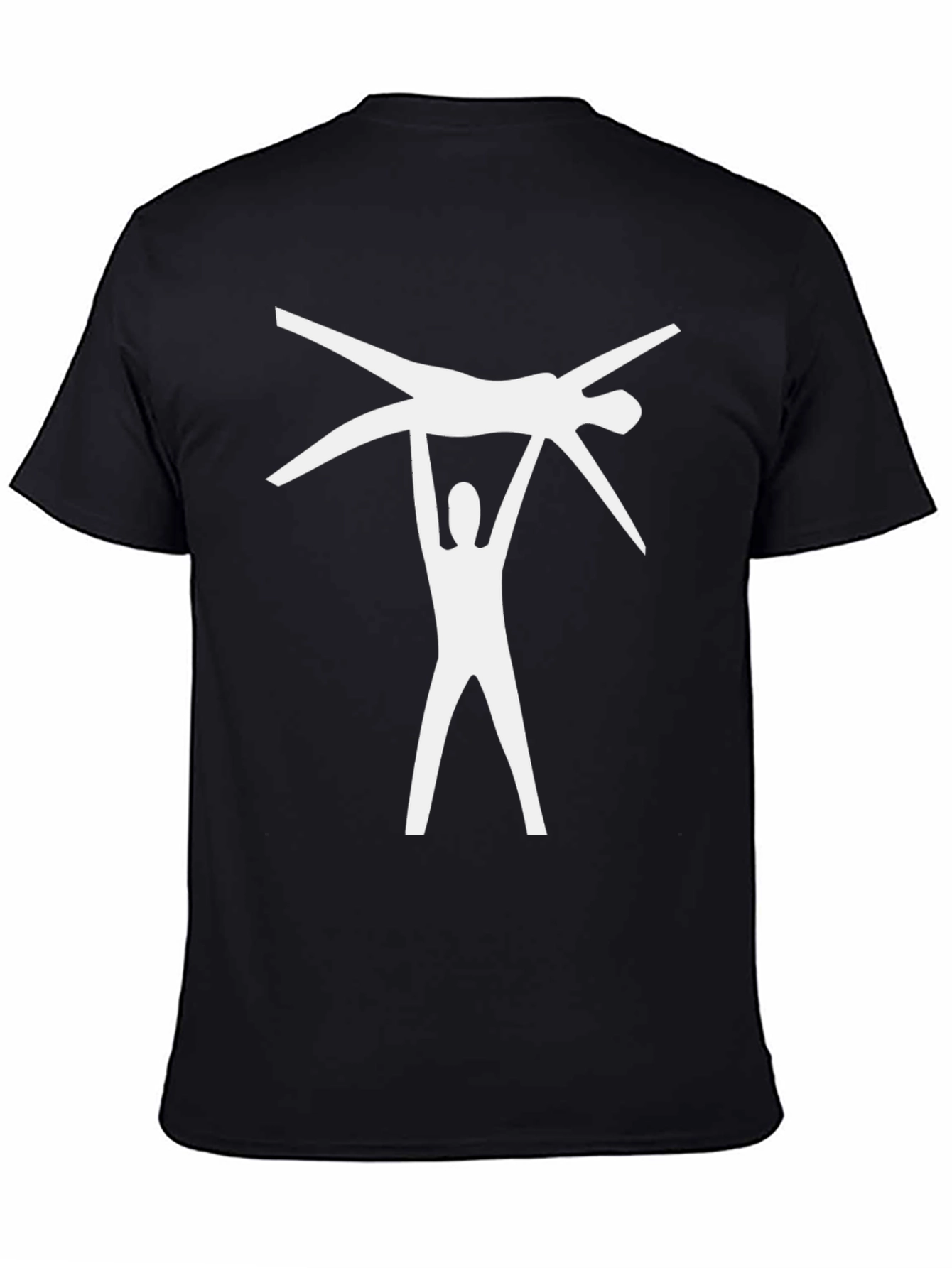 Acrobatics Graphic Tee - Black Cotton Blend