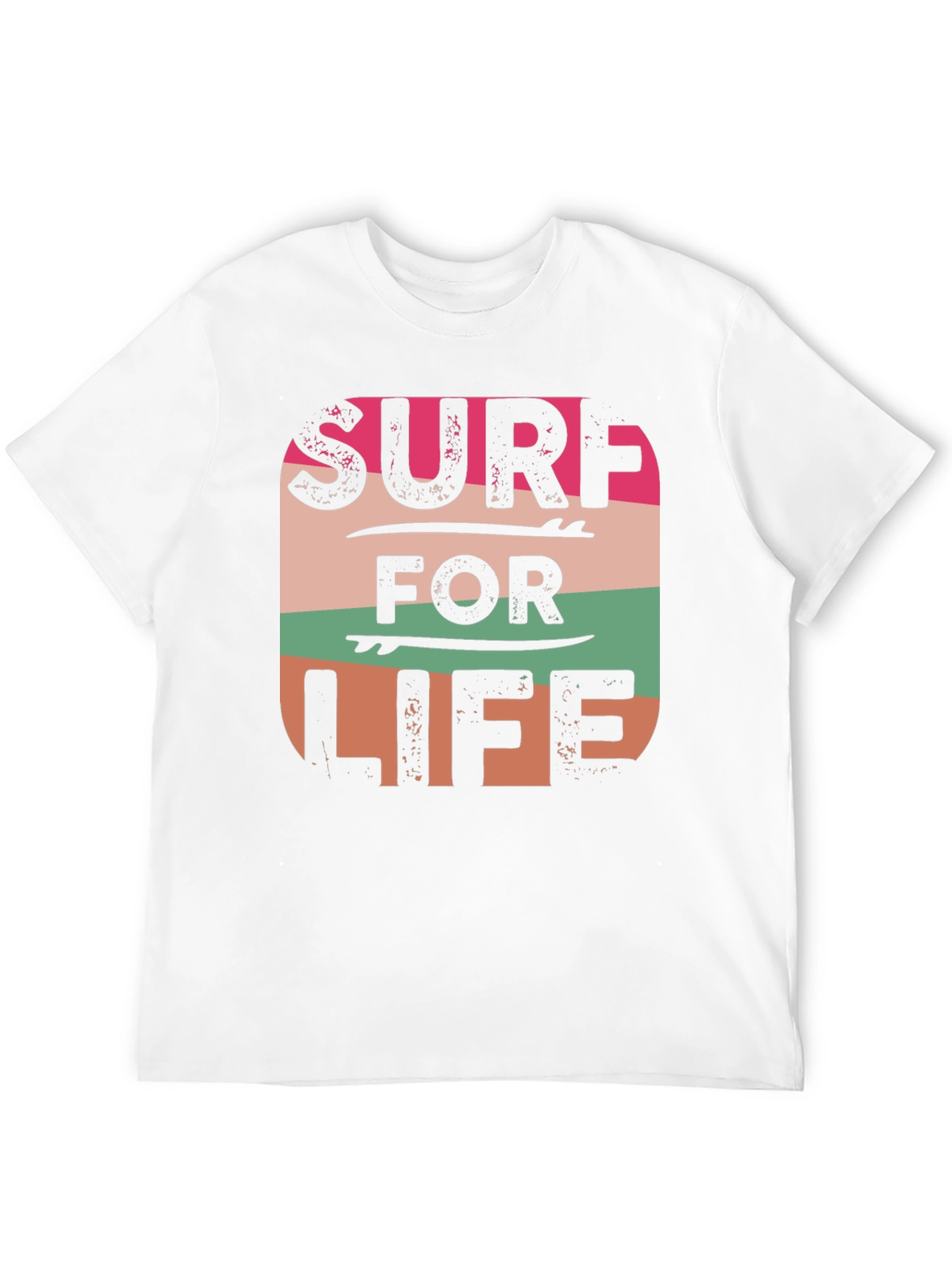 Surf For Life Graphic Tee - Retro Style