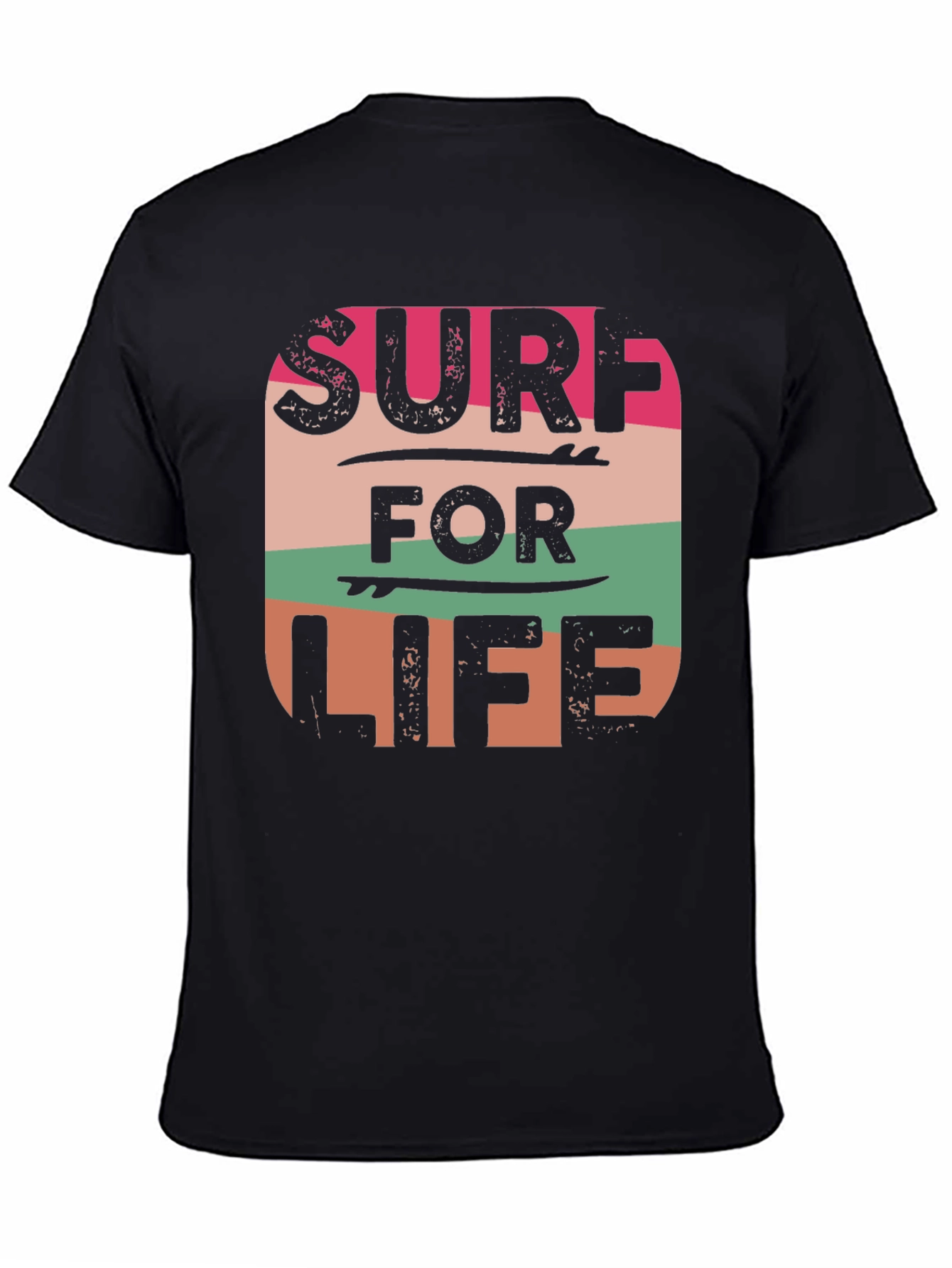 Surf For Life Graphic Tee - Retro Style