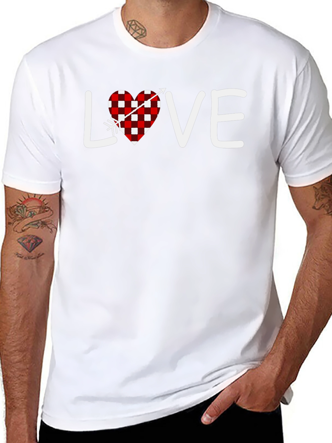 LOVE Heart Arrow Graphic Tee