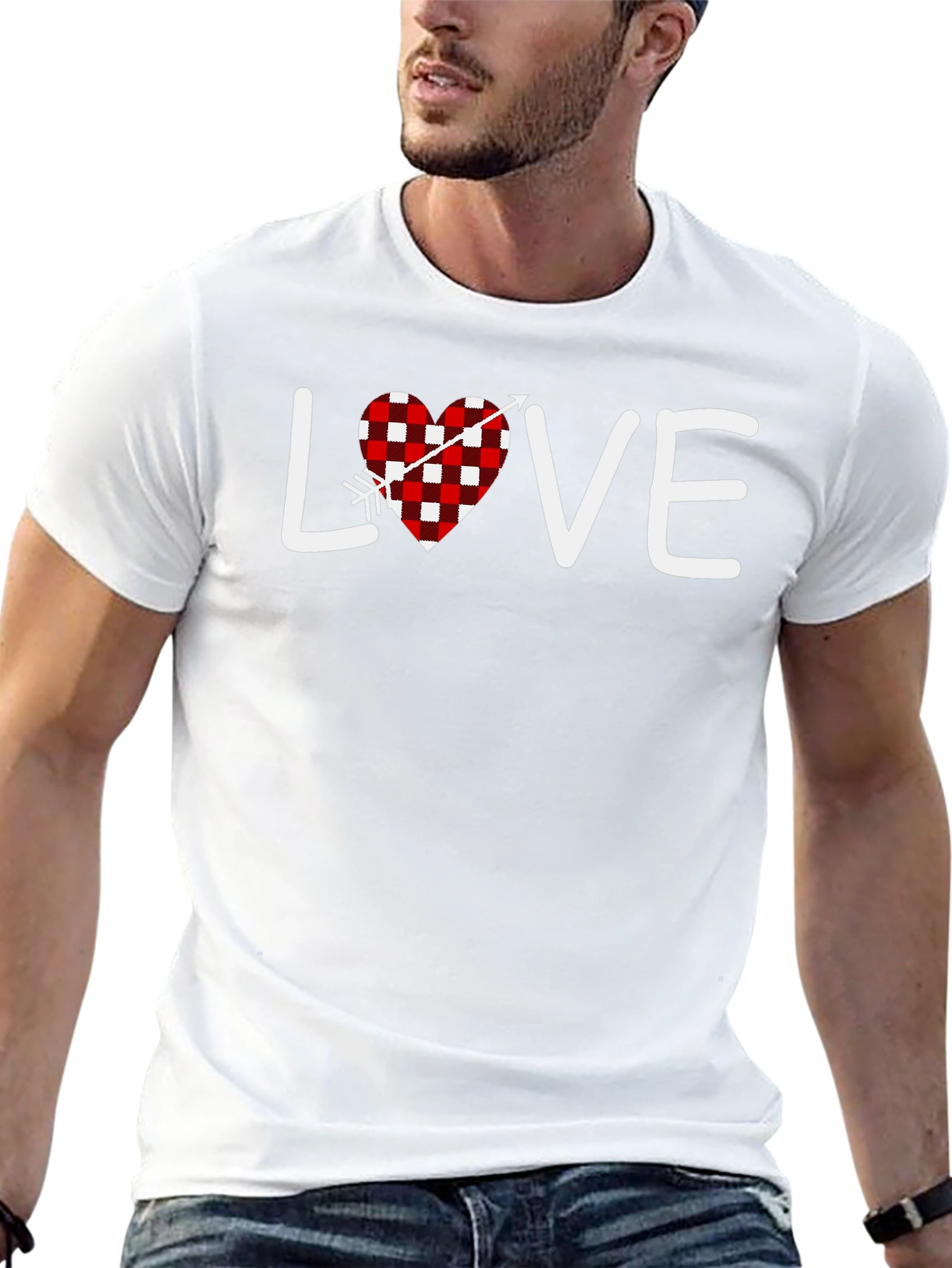 LOVE Heart Arrow Graphic Tee