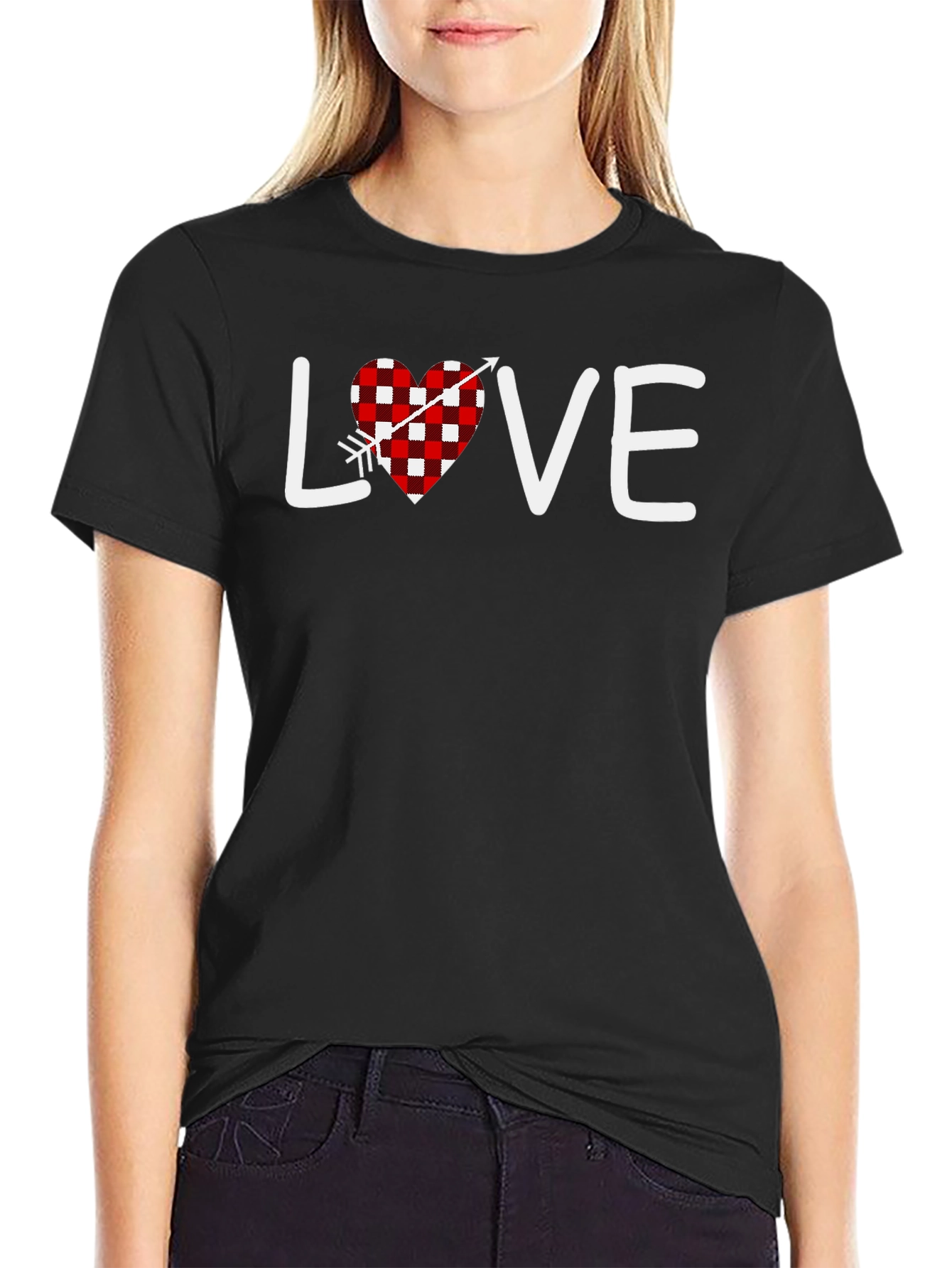 LOVE Heart Arrow Graphic Tee