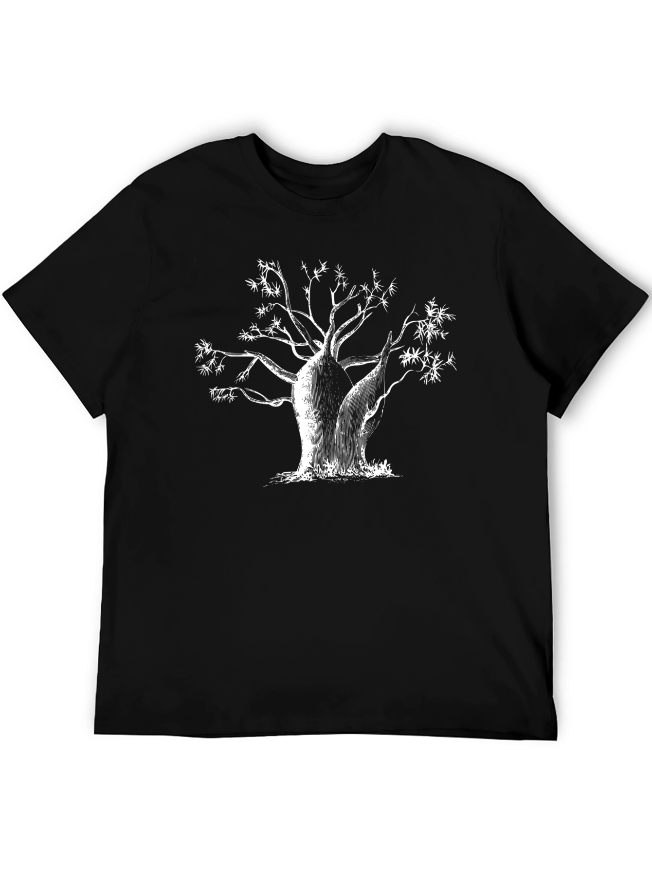 Unique Tree Graphic T-Shirt