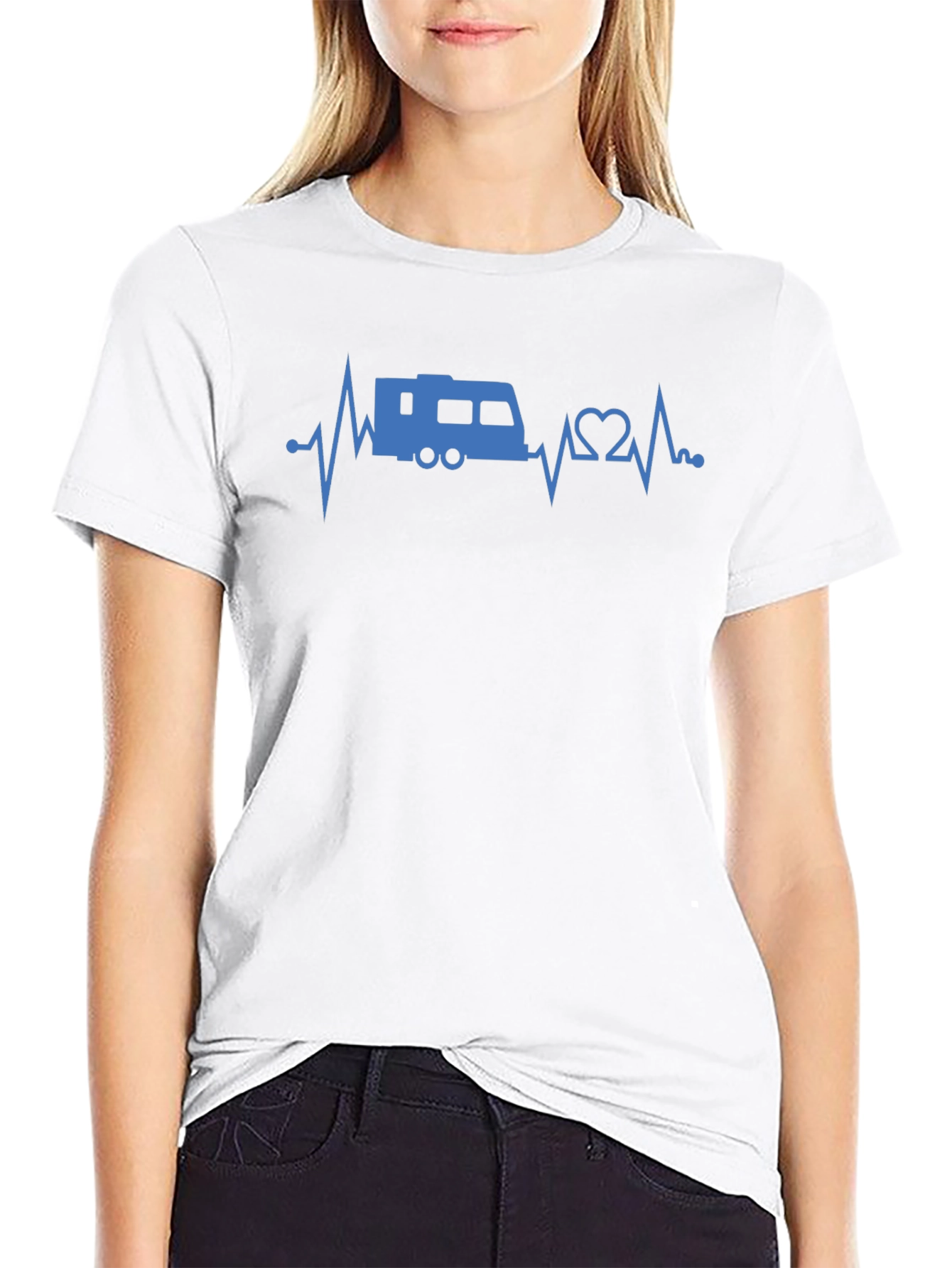 RV Heartbeat T-Shirt - Camping Life Tee