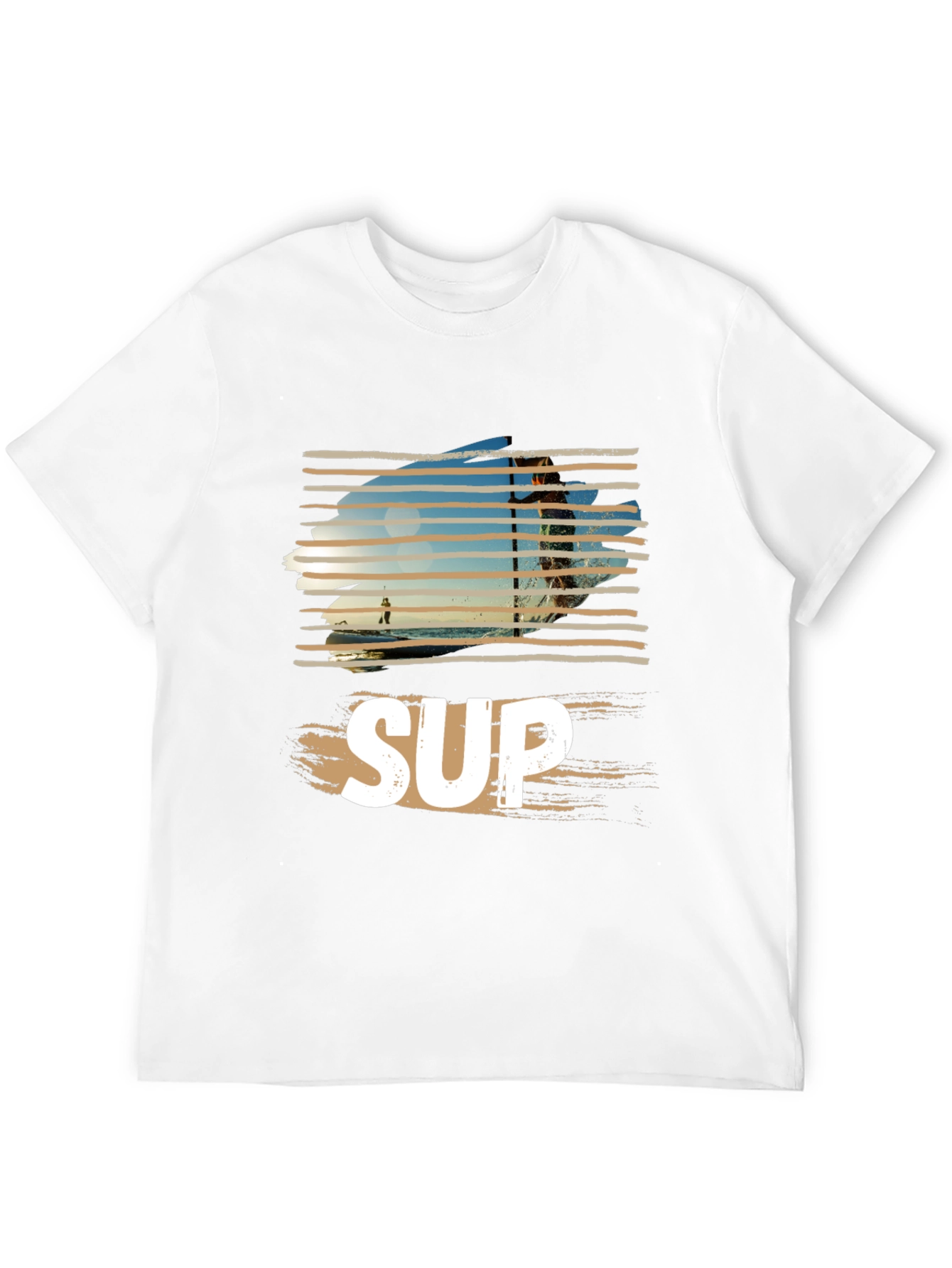 SUP Graphic T-Shirt - Stand Up Paddle Boarder Tee