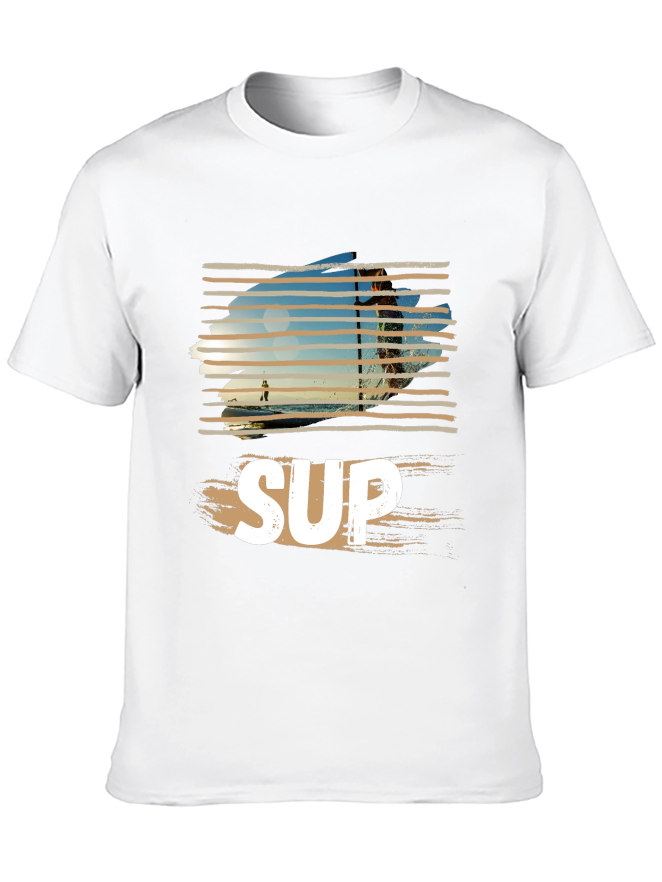 SUP Graphic T-Shirt - Stand Up Paddle Boarder Tee