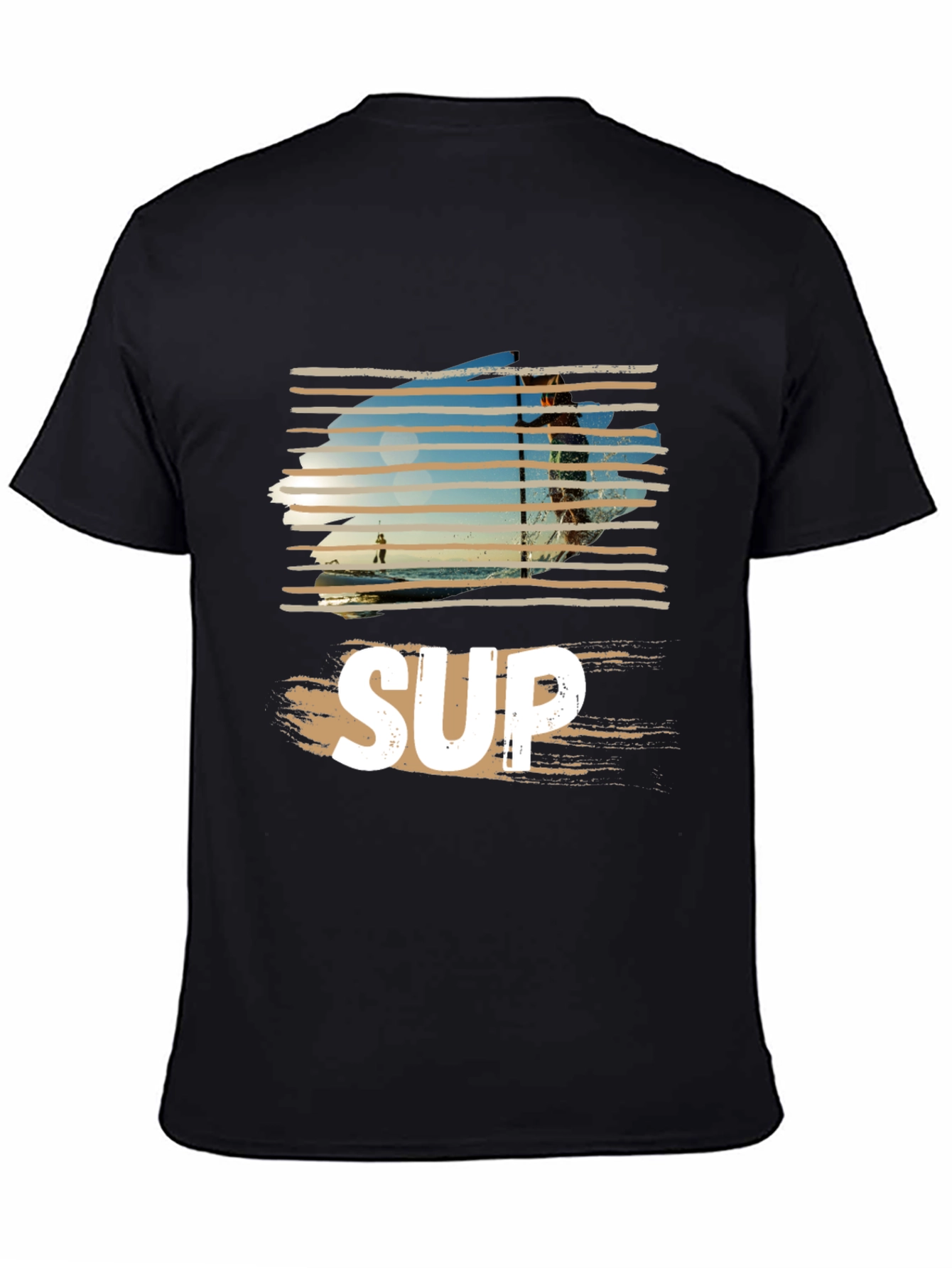 SUP Graphic T-Shirt - Stand Up Paddle Boarder Tee