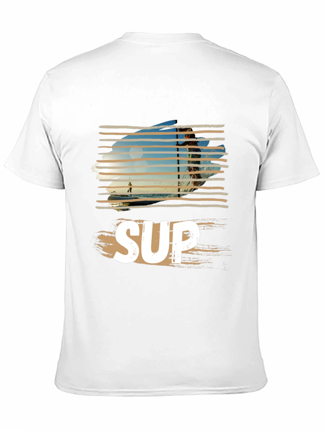 SUP Graphic T-Shirt - Stand Up Paddle Boarder Tee