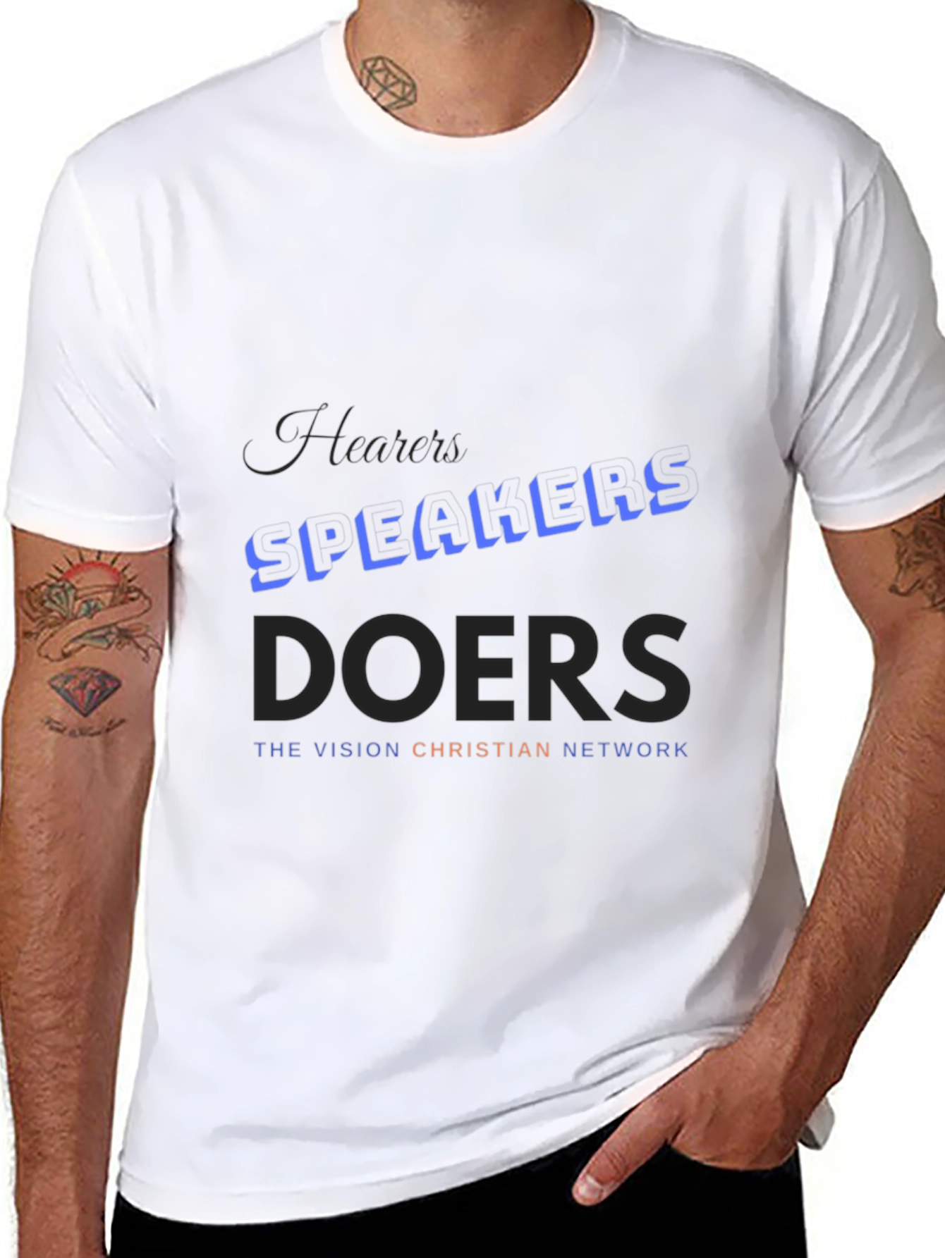 Speakers Doers Christian Network Graphic T-Shirt
