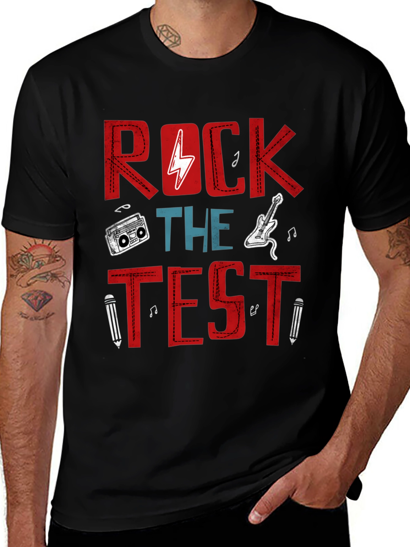Rock The Test T-Shirt - Music & Education