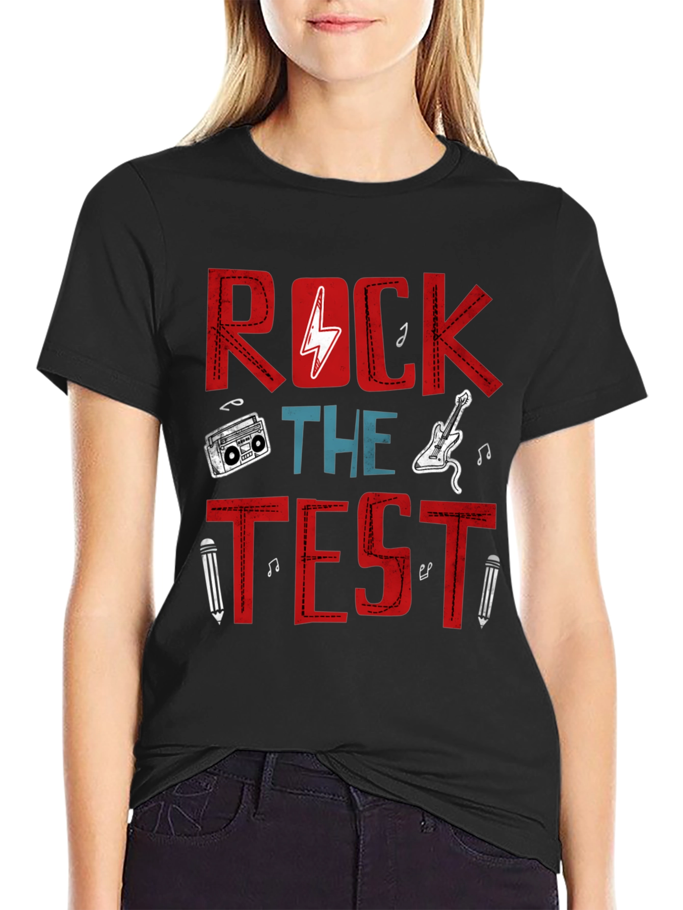 Rock The Test T-Shirt - Music & Education