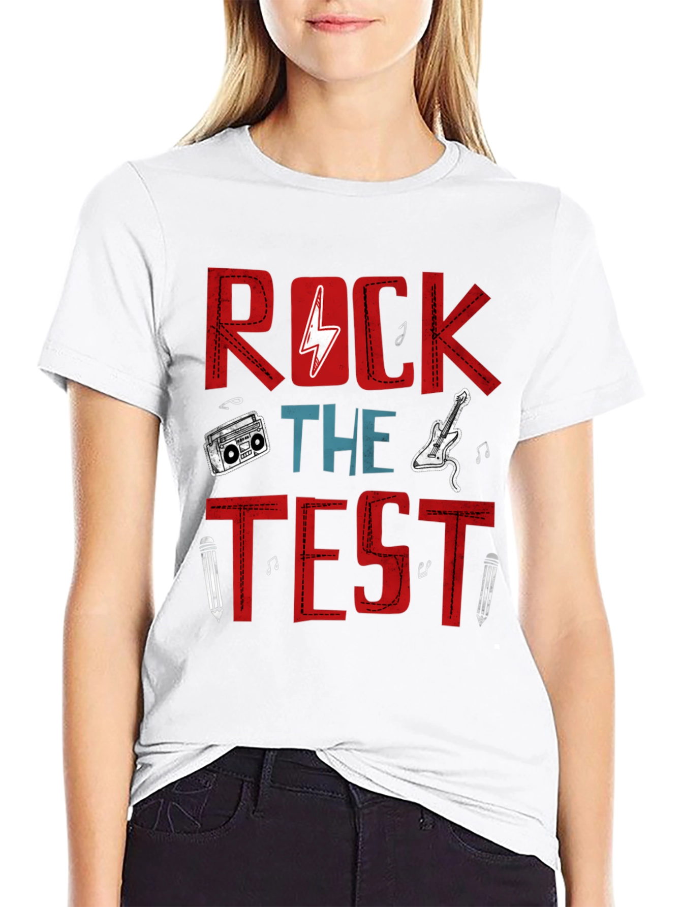 Rock The Test T-Shirt - Music & Education
