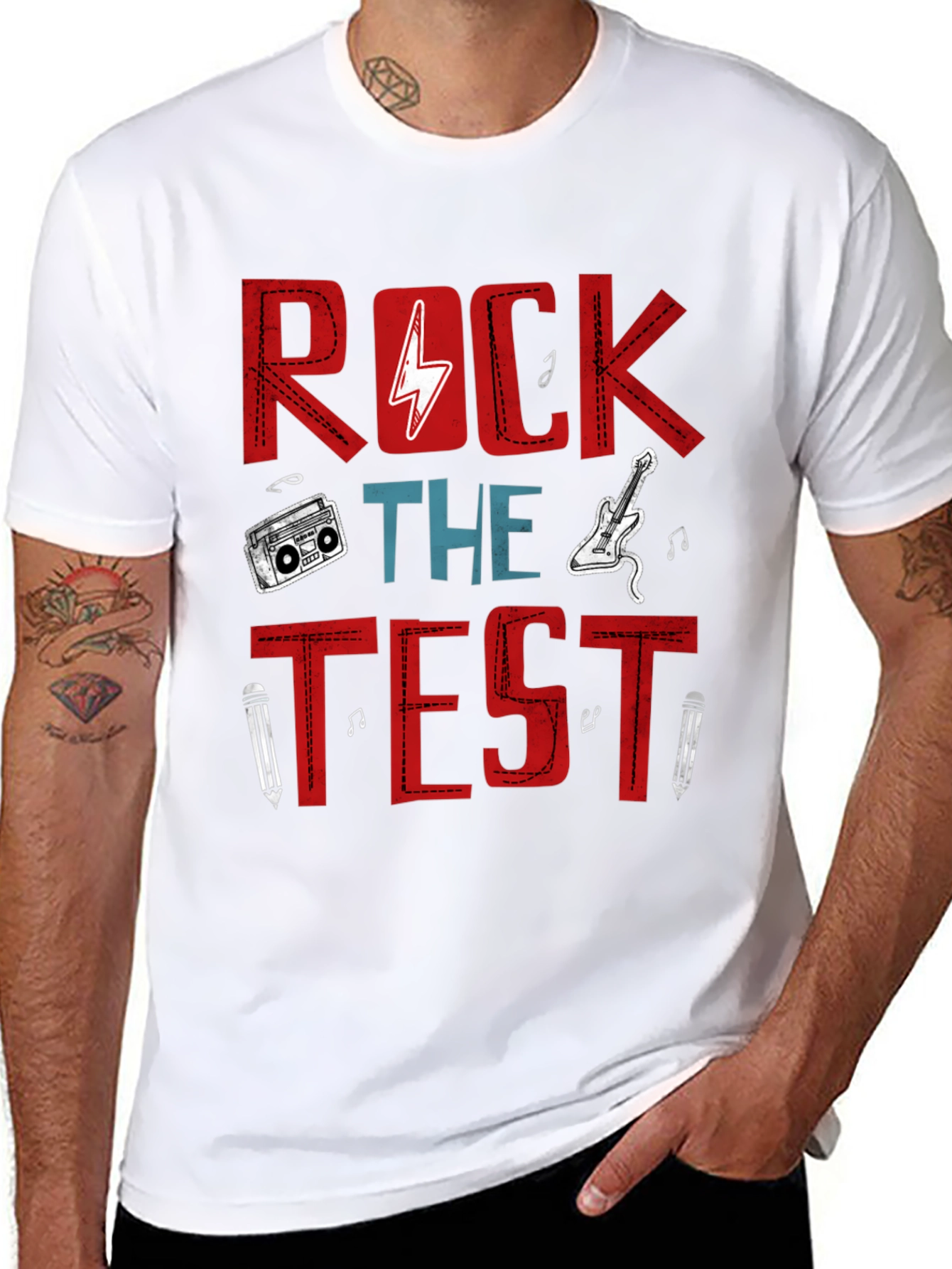 Rock The Test T-Shirt - Music & Education
