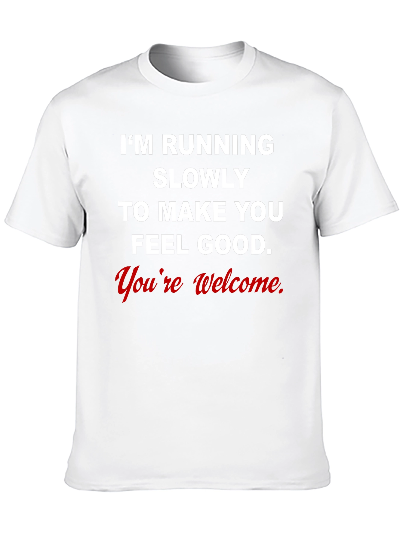 Funny Running Shirt - Im Running Slowly