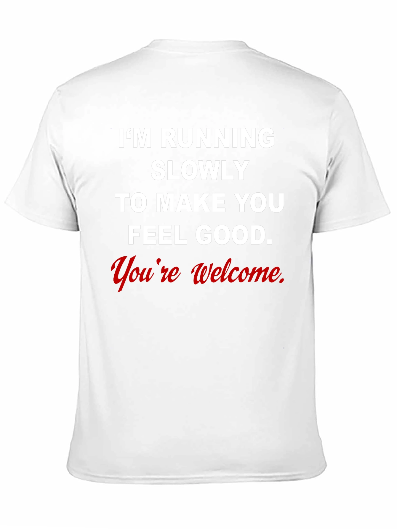 Funny Running Shirt - Im Running Slowly