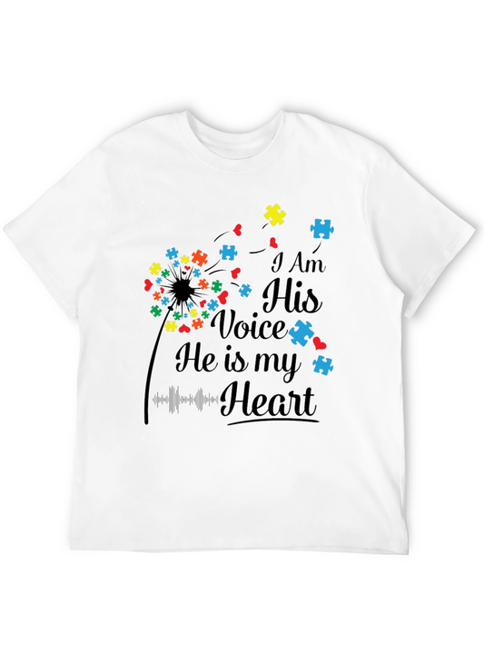 Autism Awareness I Am His Voice T-Shirt