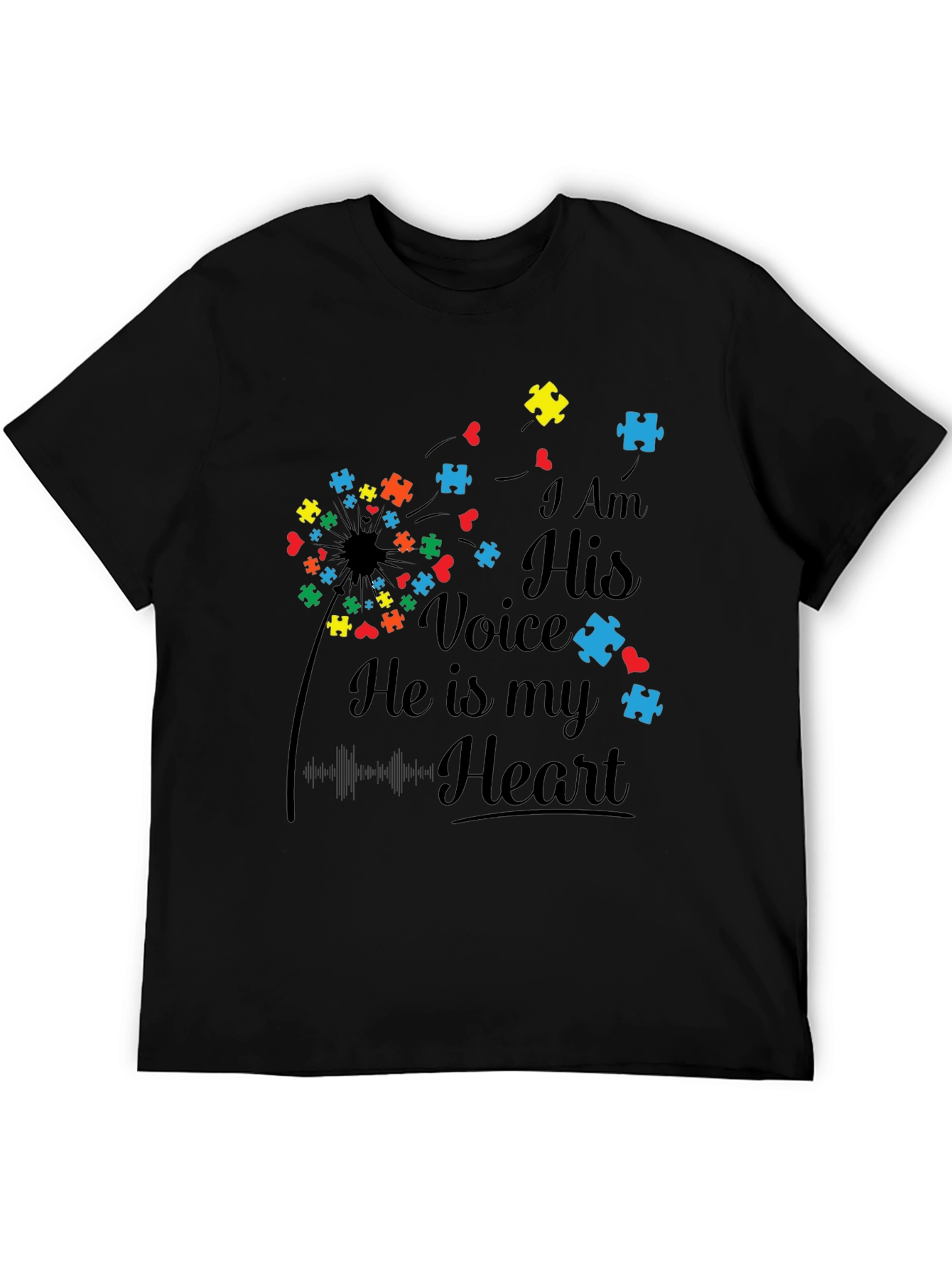 Autism Awareness I Am His Voice T-Shirt