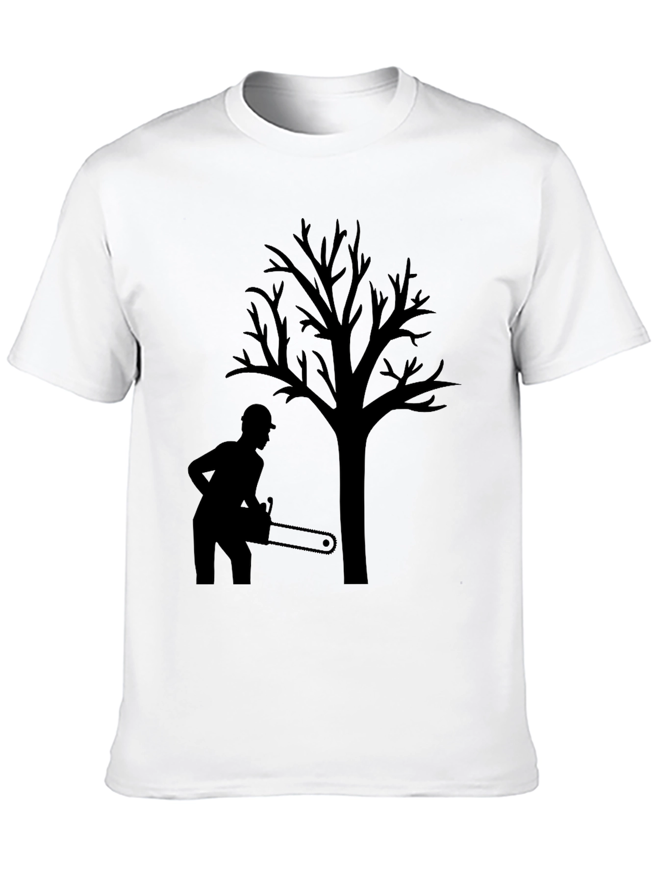 Arborist Tree Felling Black T-Shirt