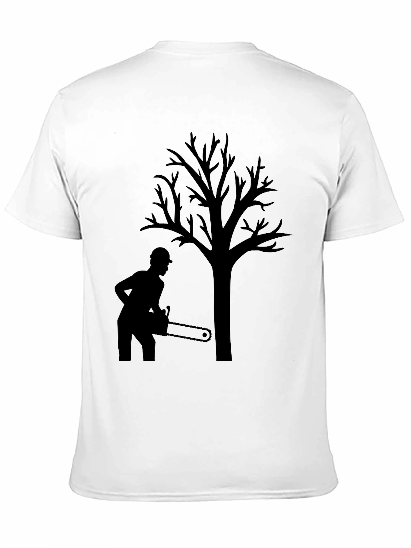 Arborist Tree Felling Black T-Shirt