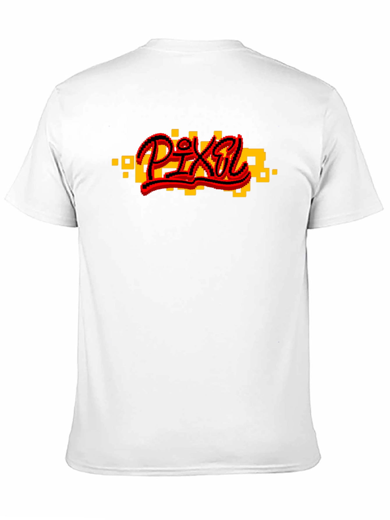 Pixel Art Graphic Black T-Shirt