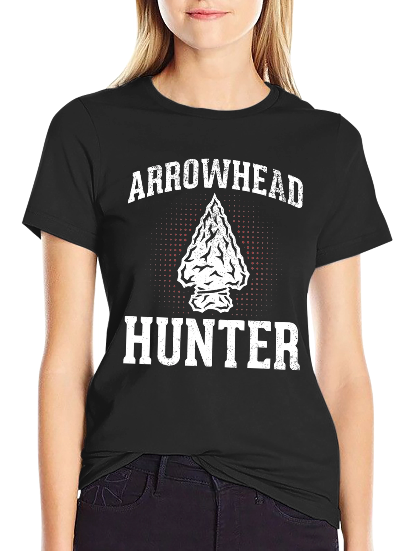Arrowhead Hunter Graphic T-Shirt - Black