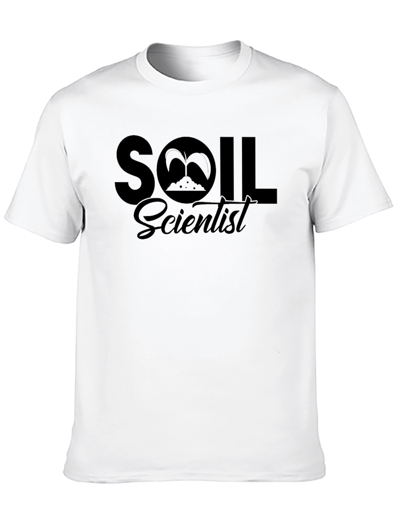 Soil Scientist Graphic T-Shirt - Black Cotton Tee