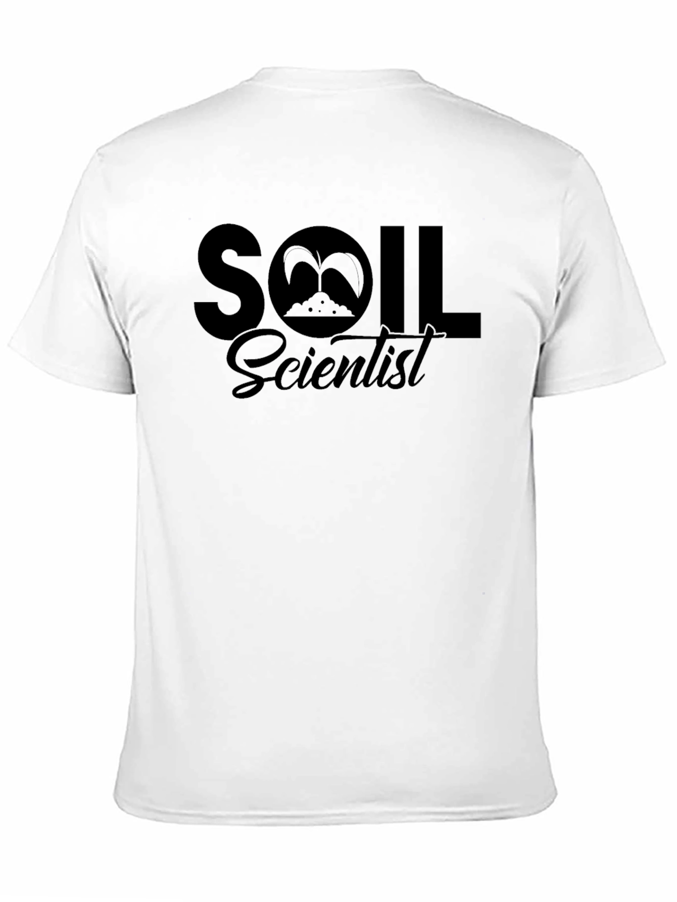 Soil Scientist Graphic T-Shirt - Black Cotton Tee