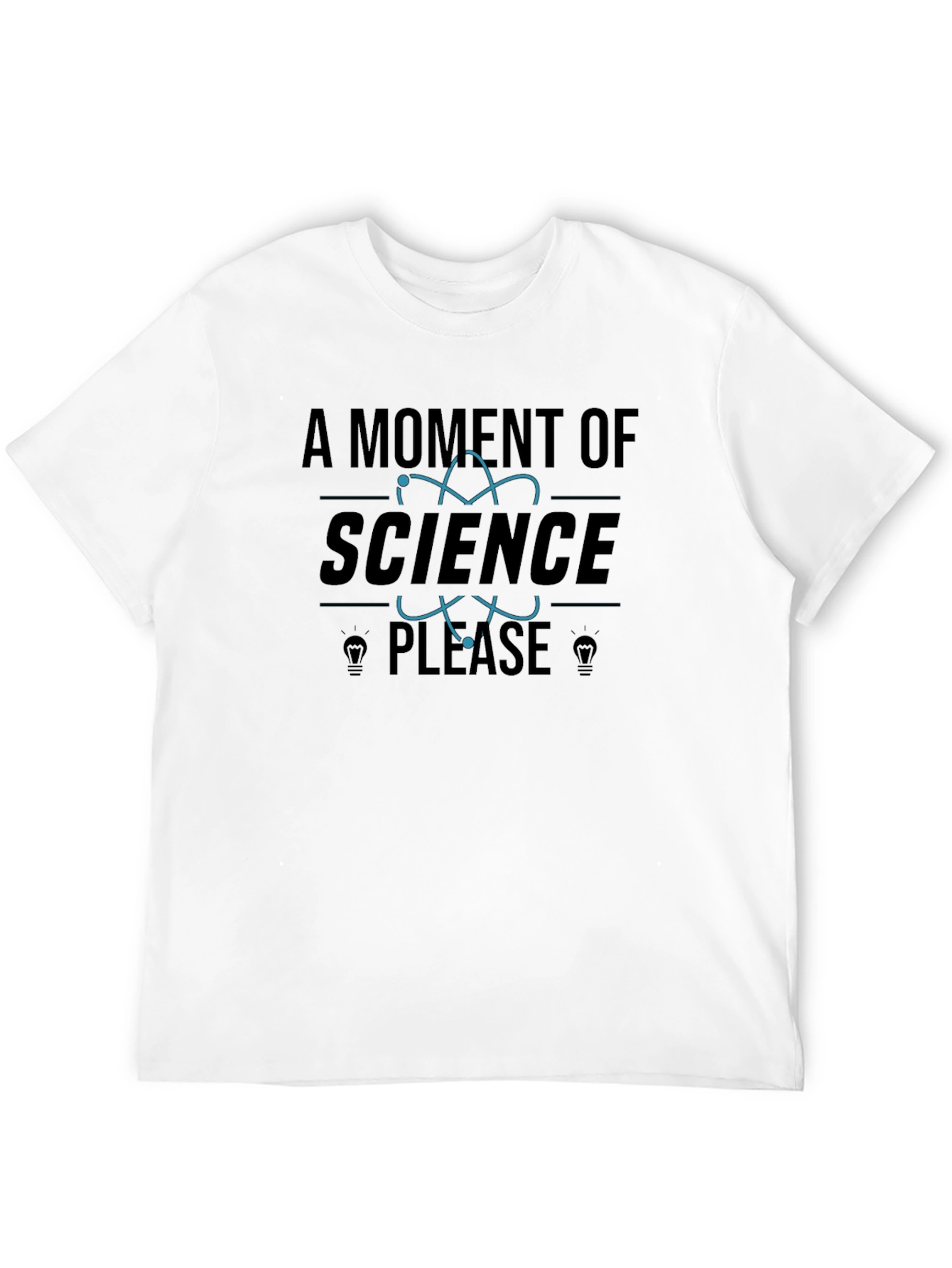 Science Please Black T-Shirt