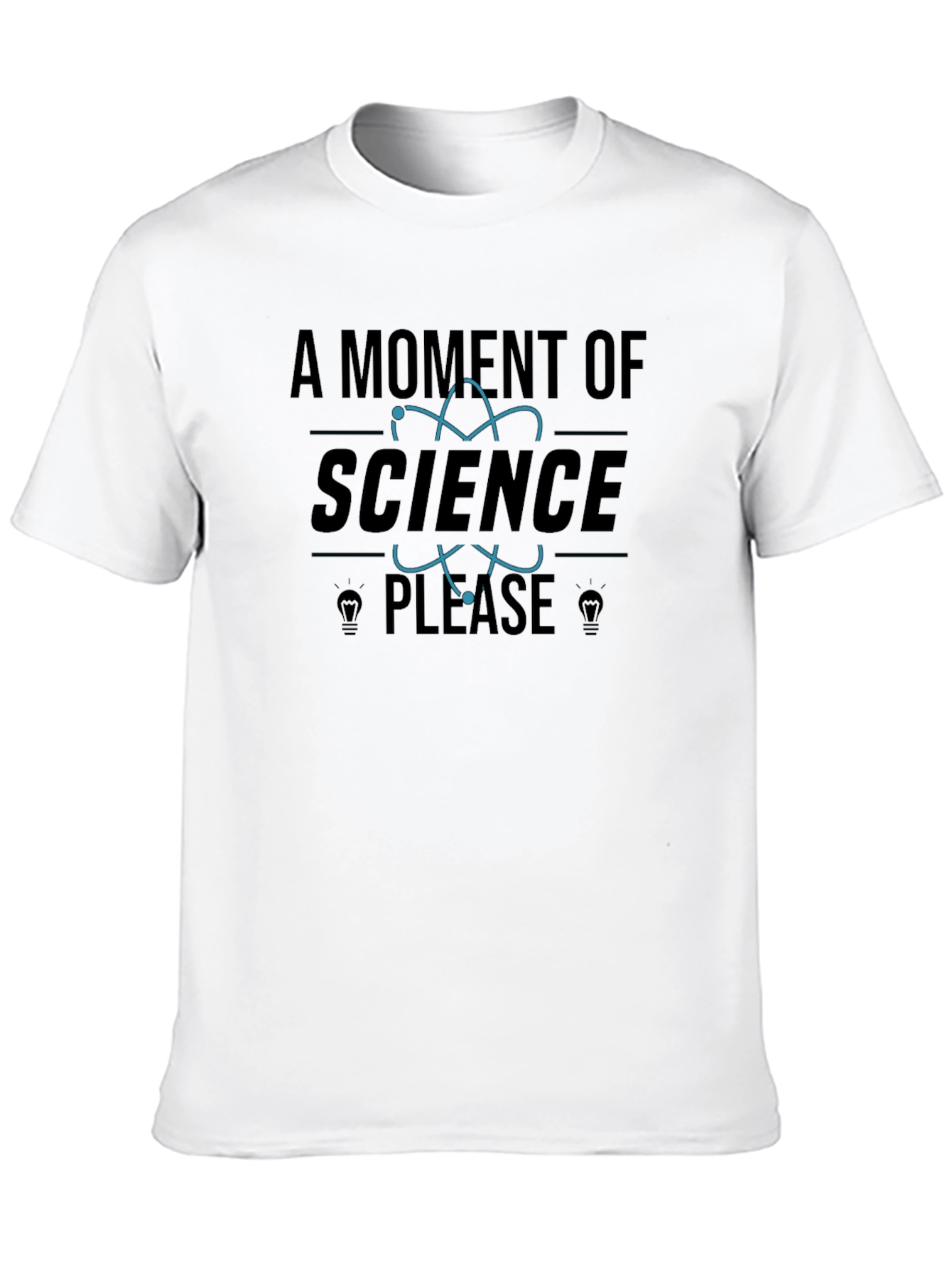 Science Please Black T-Shirt