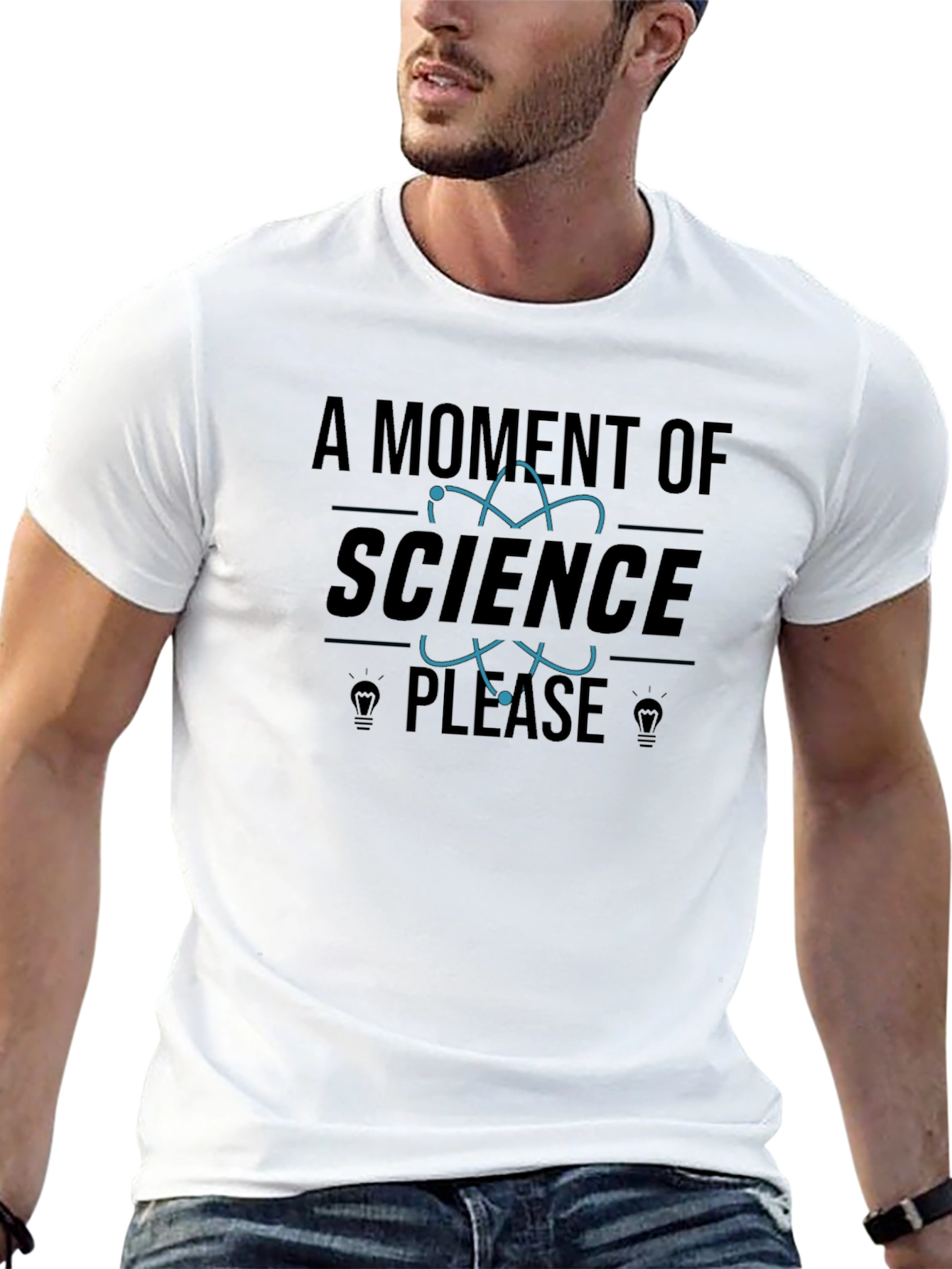 Science Please Black T-Shirt