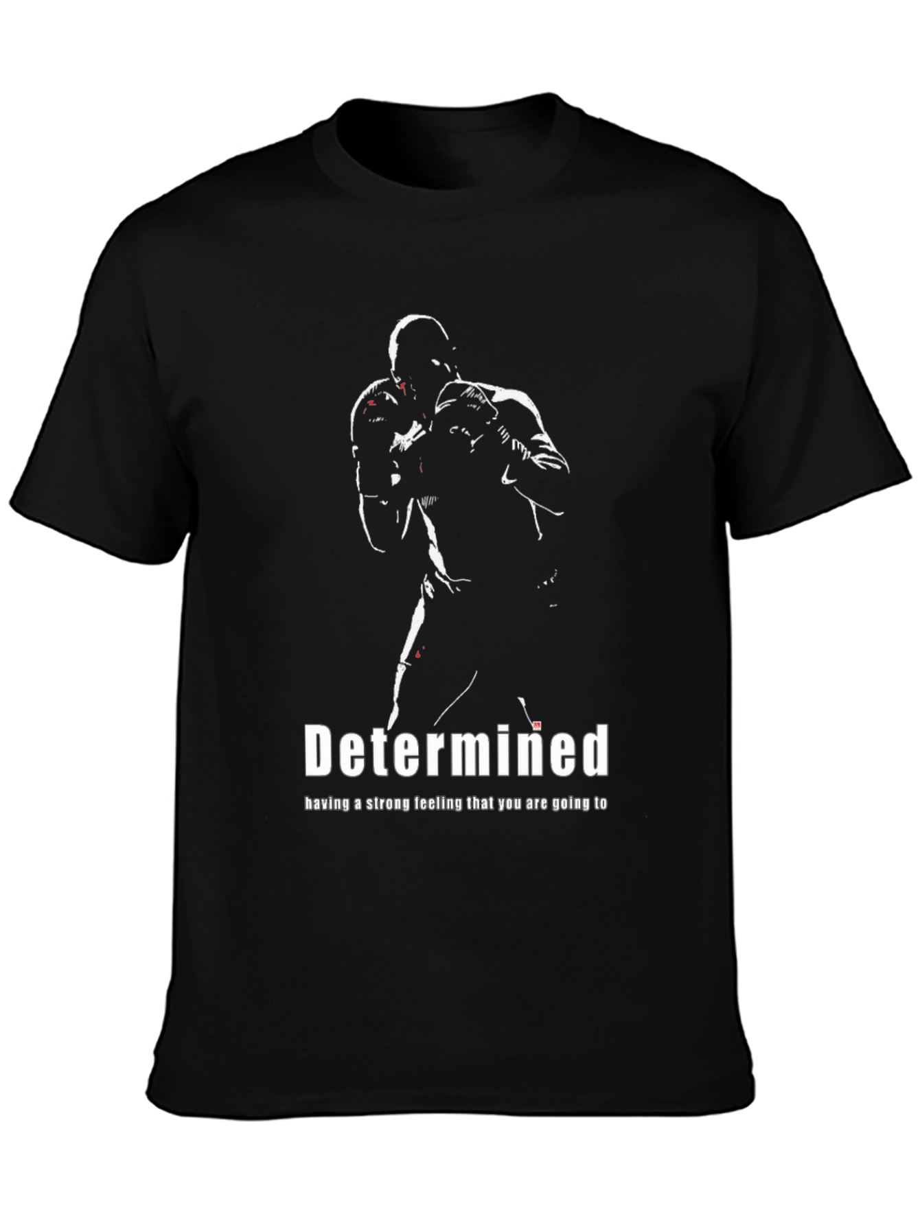Determined Boxing T-Shirt - Motivation & Strength