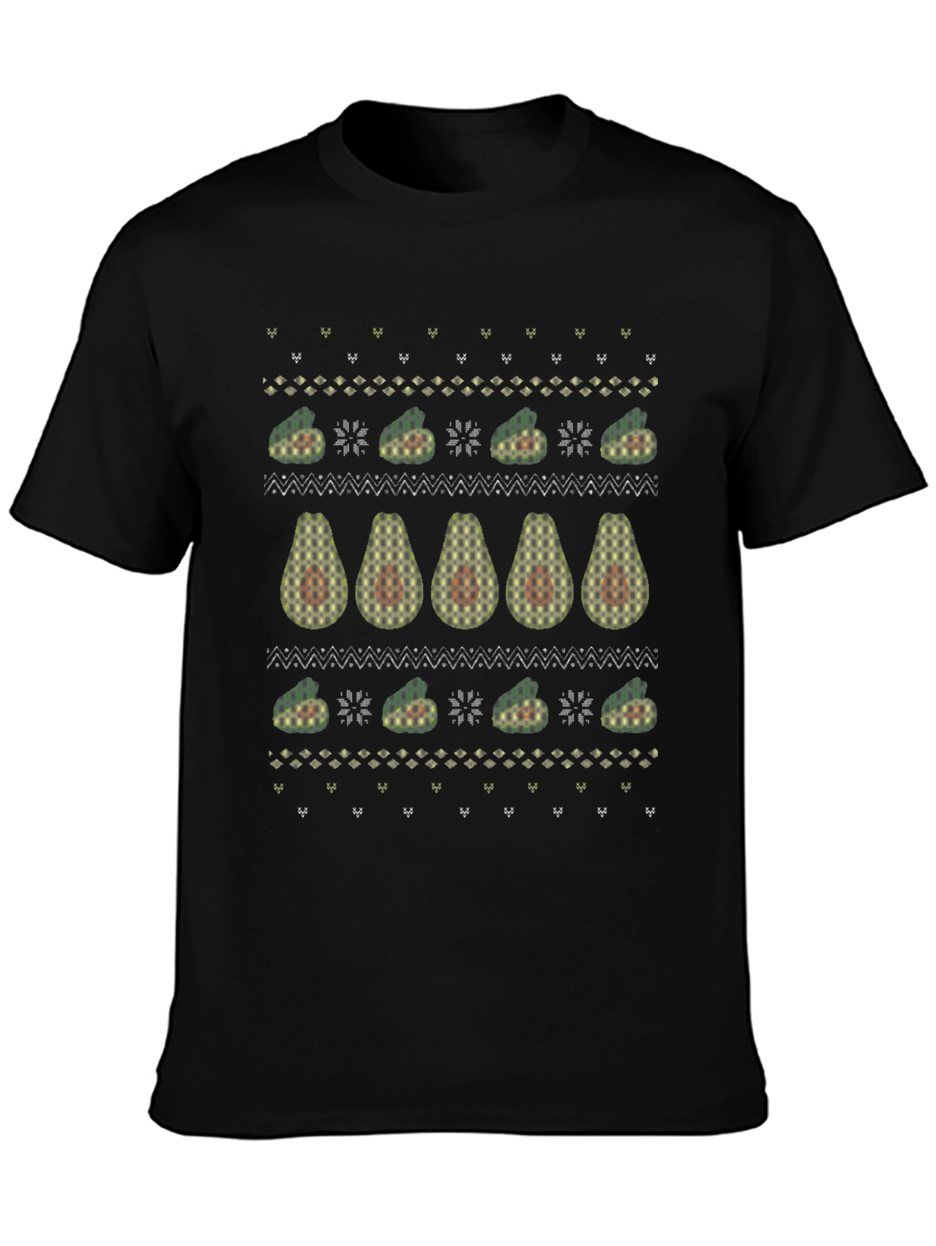 Avocado Sweater Pattern Graphic Tee