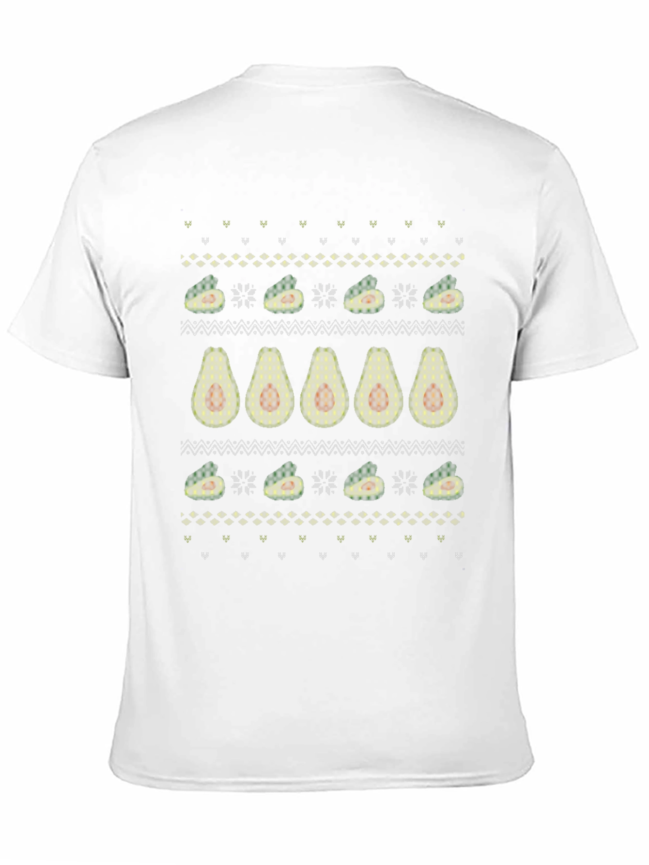 Avocado Sweater Pattern Graphic Tee