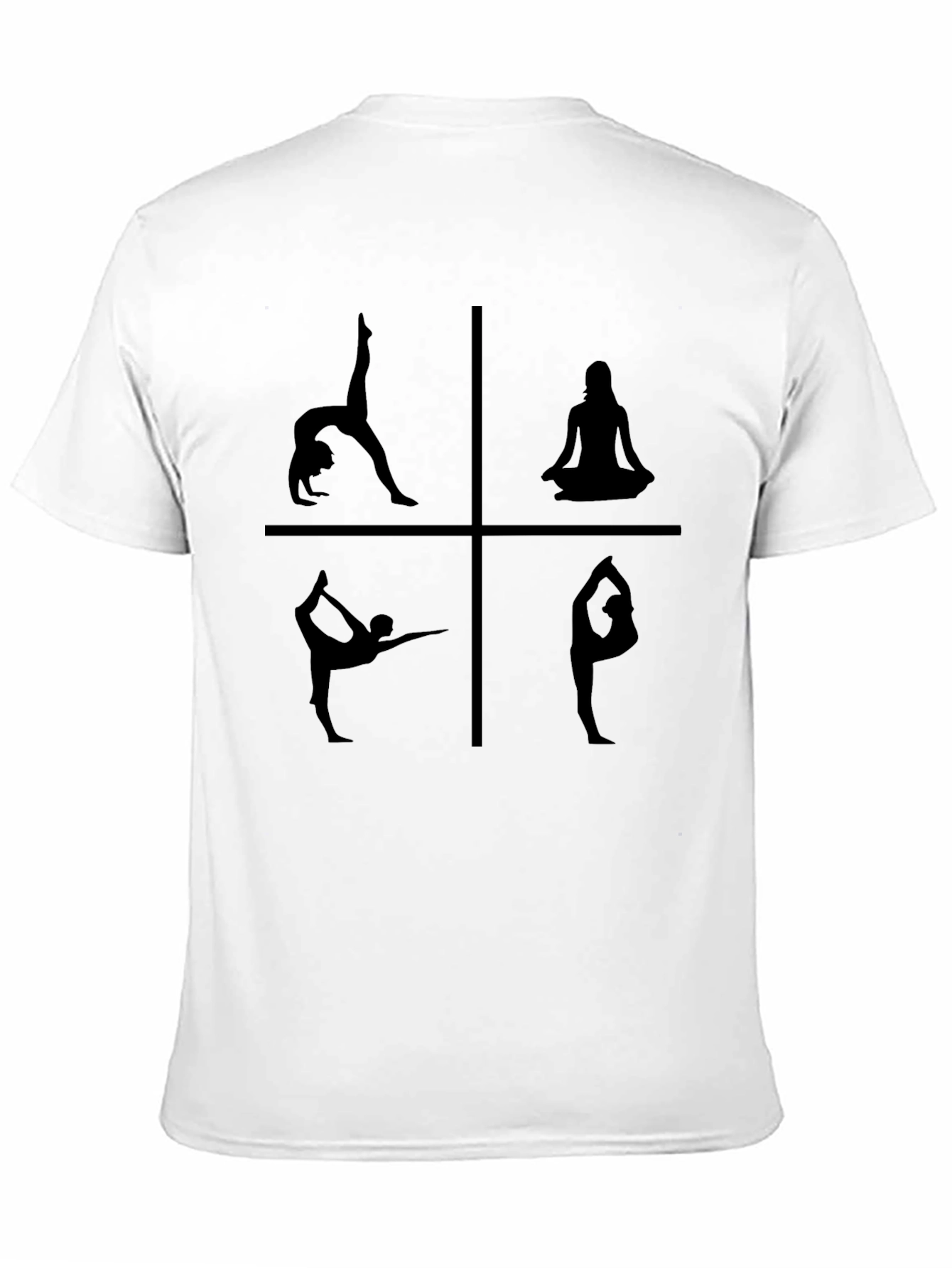 Yoga Pose T-Shirt - Black