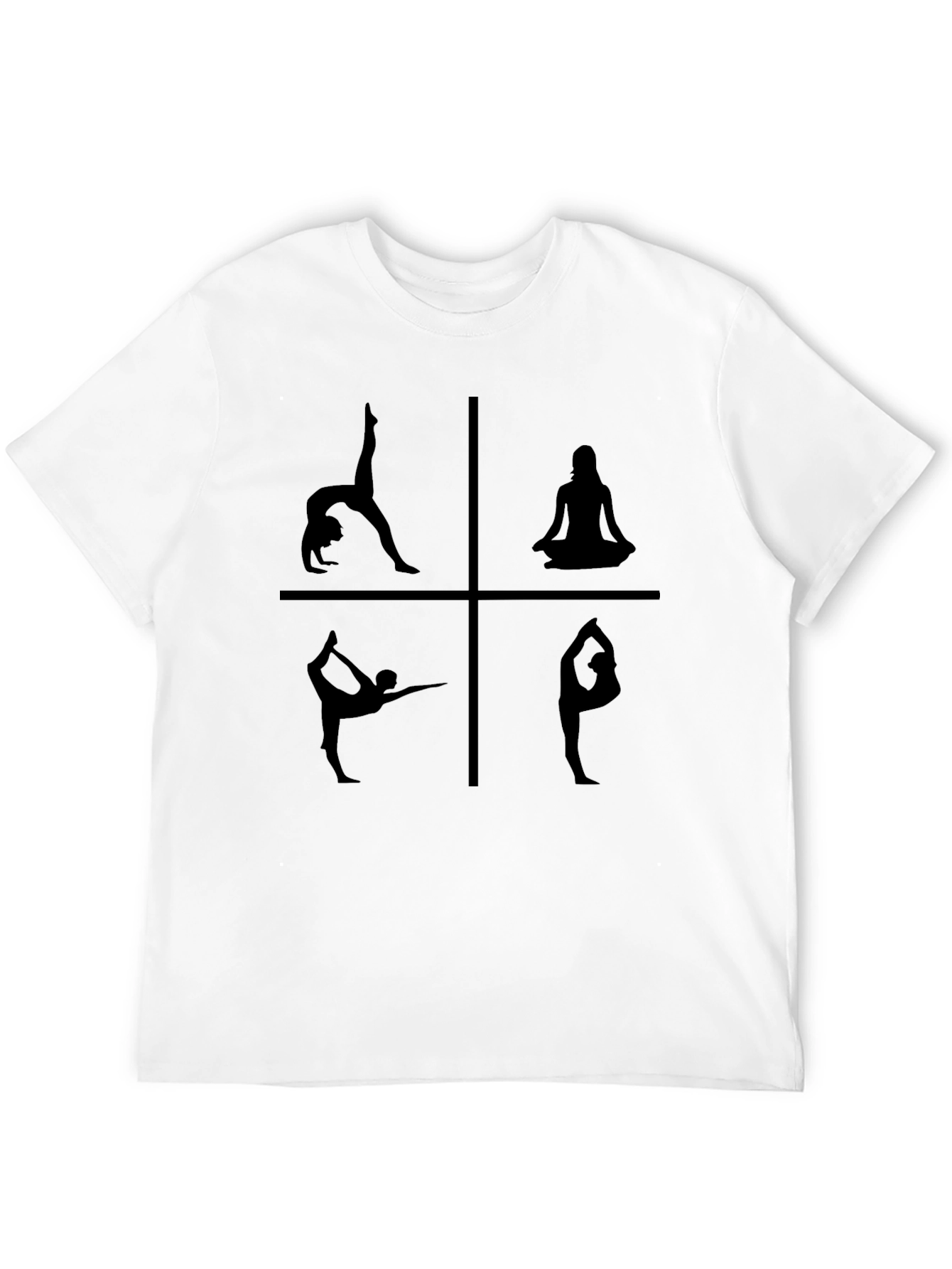 Yoga Pose T-Shirt - Black