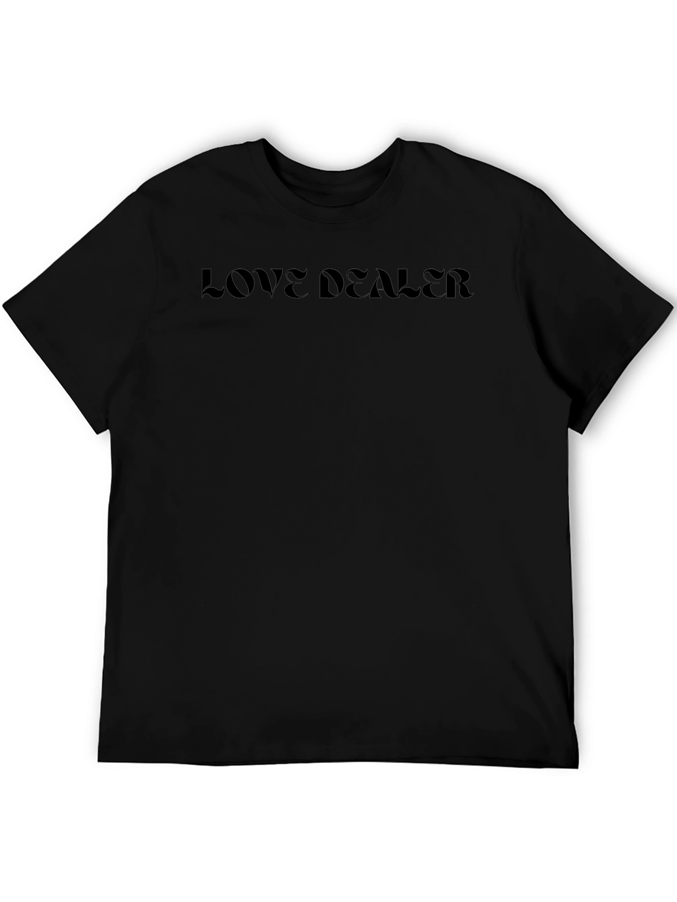 Love Dealer Black Graphic Tee - Menswear