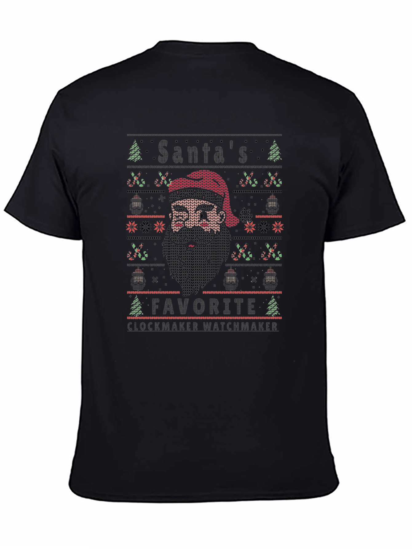 Santas Favorite Clockmaker Watchmaker T-Shirt