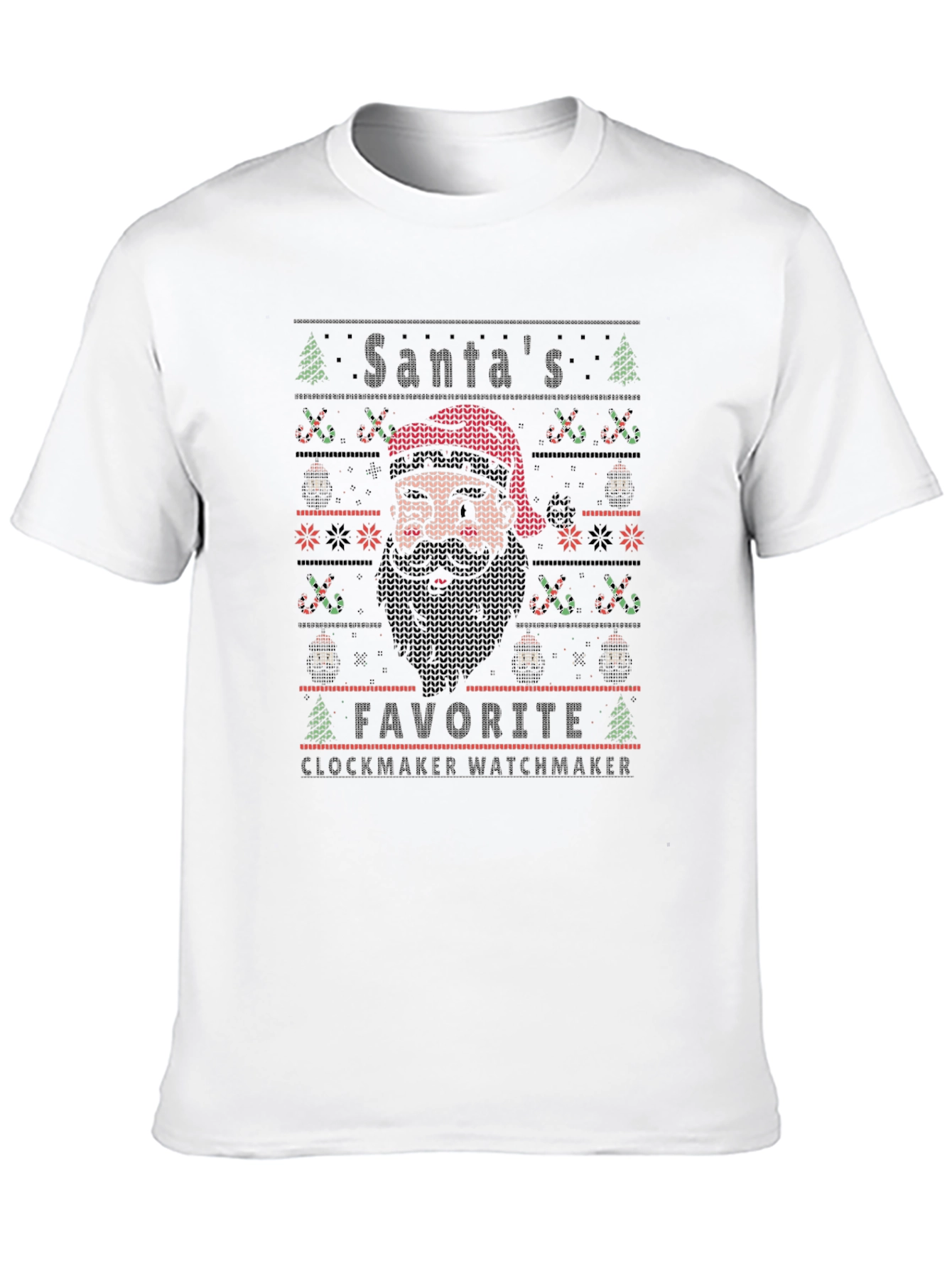 Santas Favorite Clockmaker Watchmaker T-Shirt