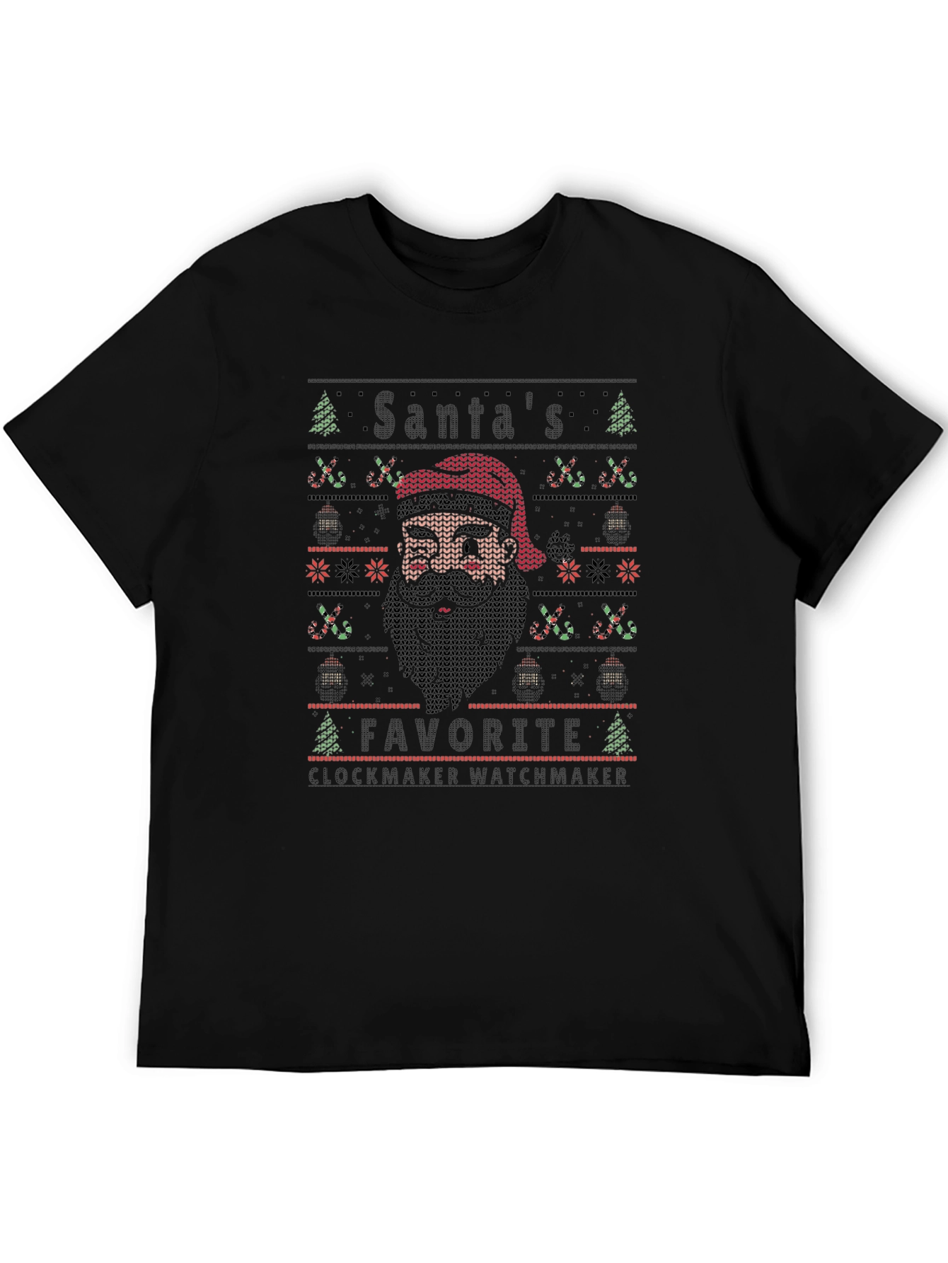 Santas Favorite Clockmaker Watchmaker T-Shirt