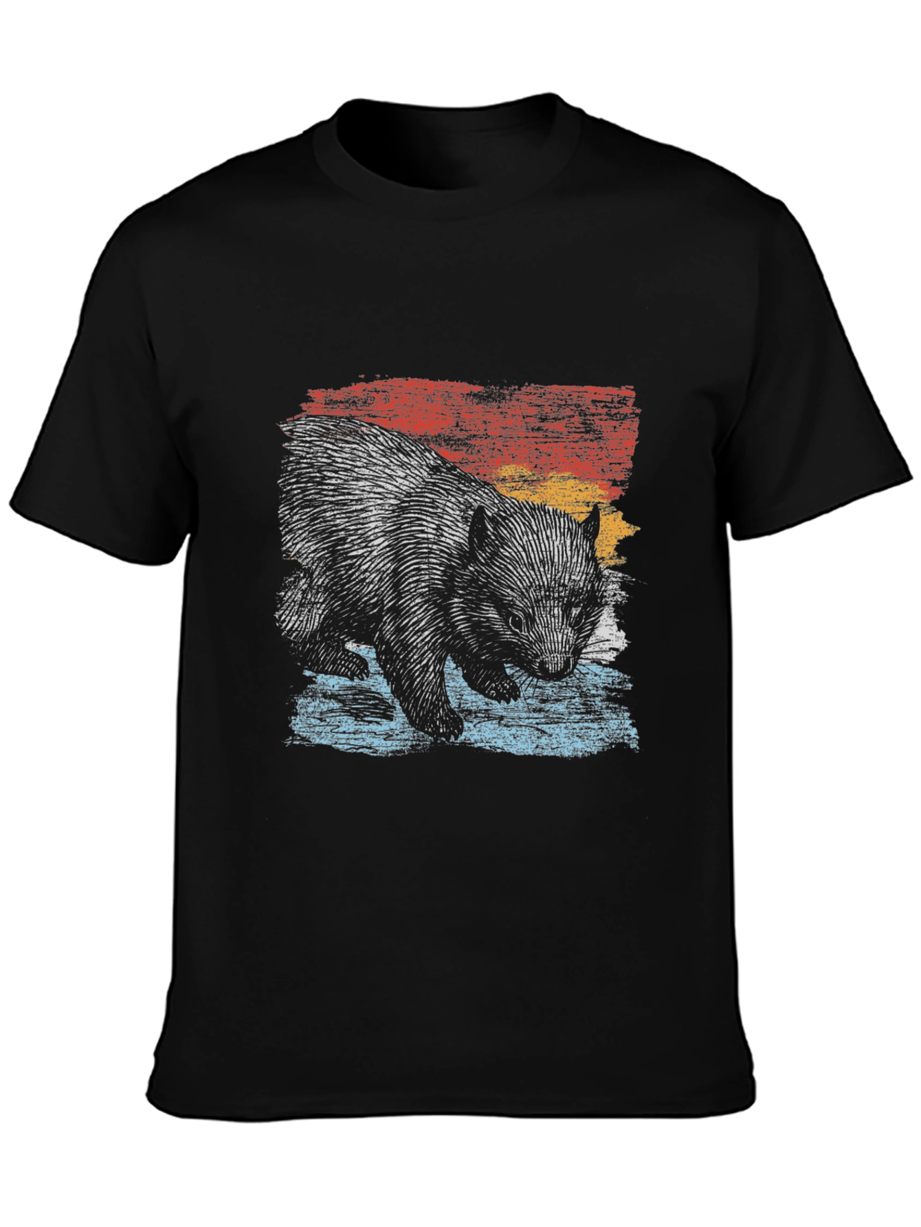 Retro Wombat Graphic Tee