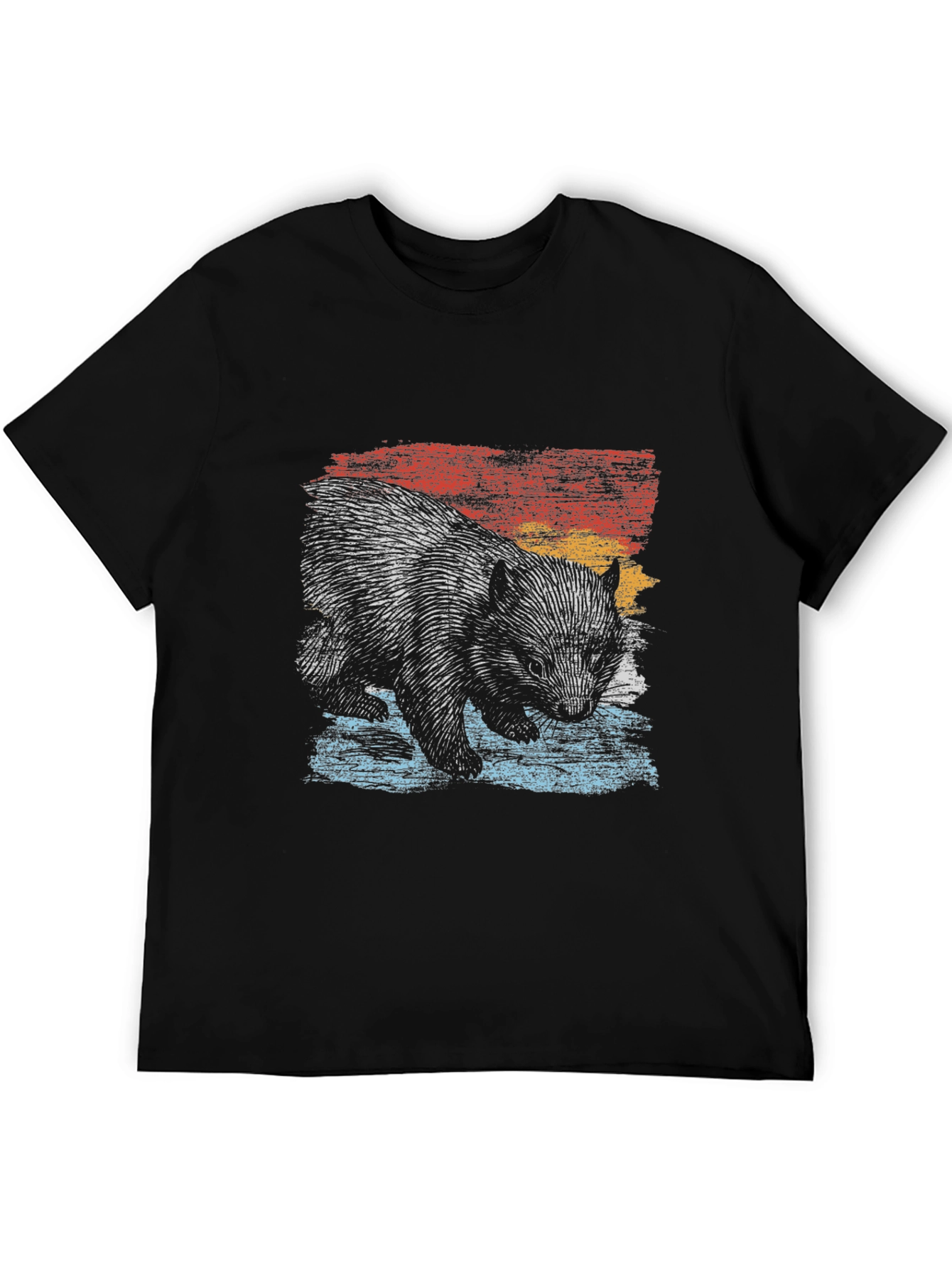 Retro Wombat Graphic Tee