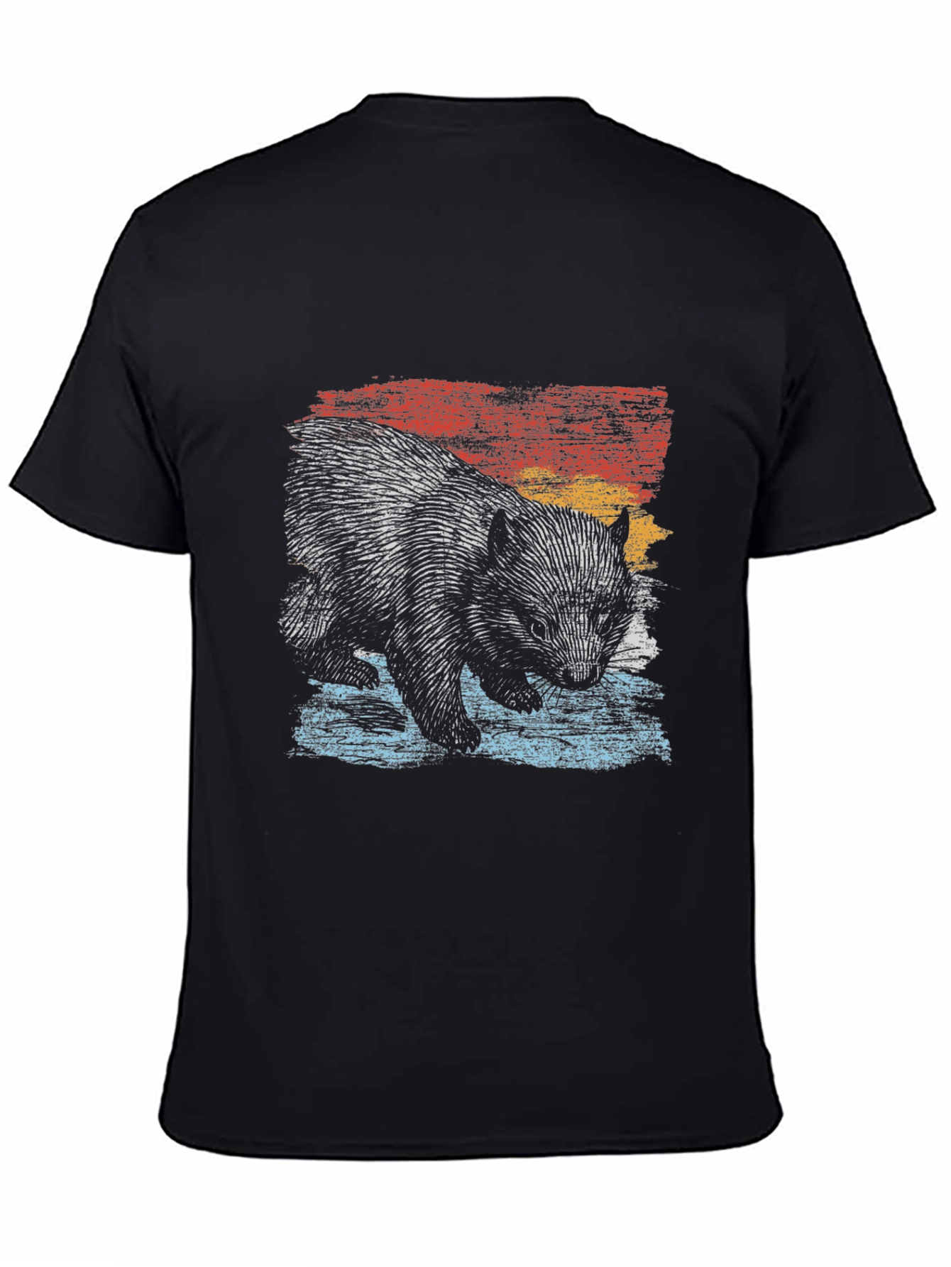 Retro Wombat Graphic Tee