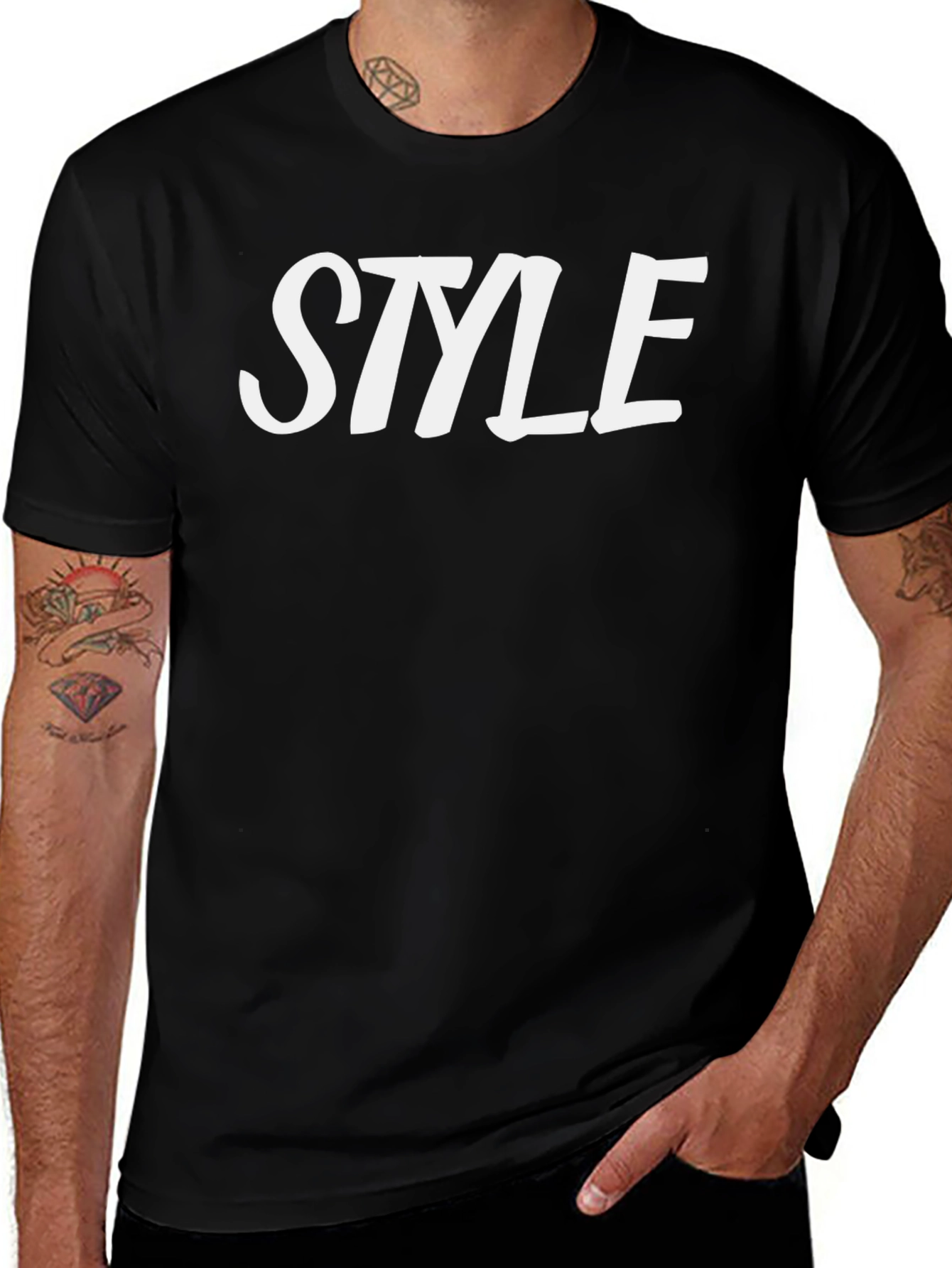 Stylish Black Style Graphic Tee
