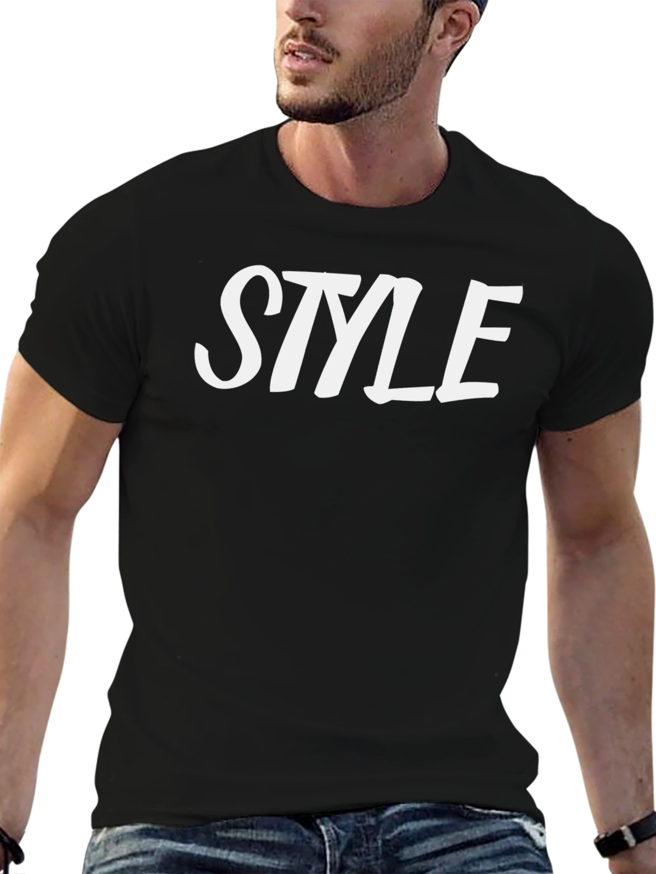 Stylish Black Style Graphic Tee