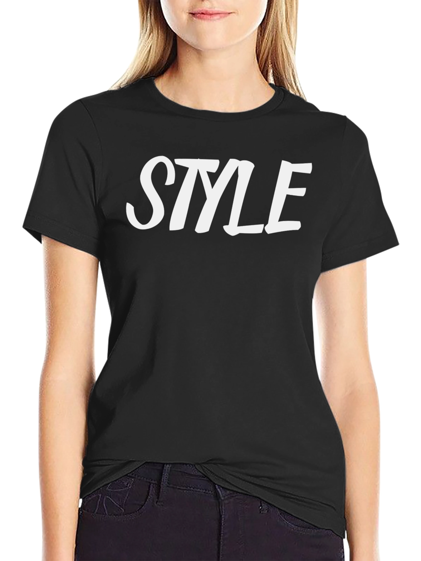 Stylish Black Style Graphic Tee