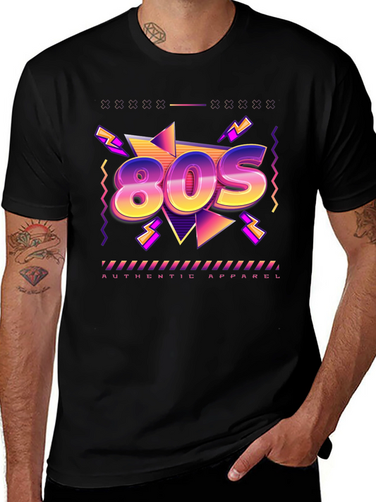 Retro 80s Graphic T-Shirt - Authentic Apparel