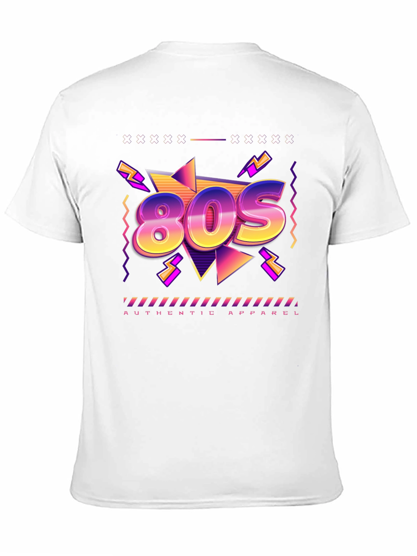 Retro 80s Graphic T-Shirt - Authentic Apparel
