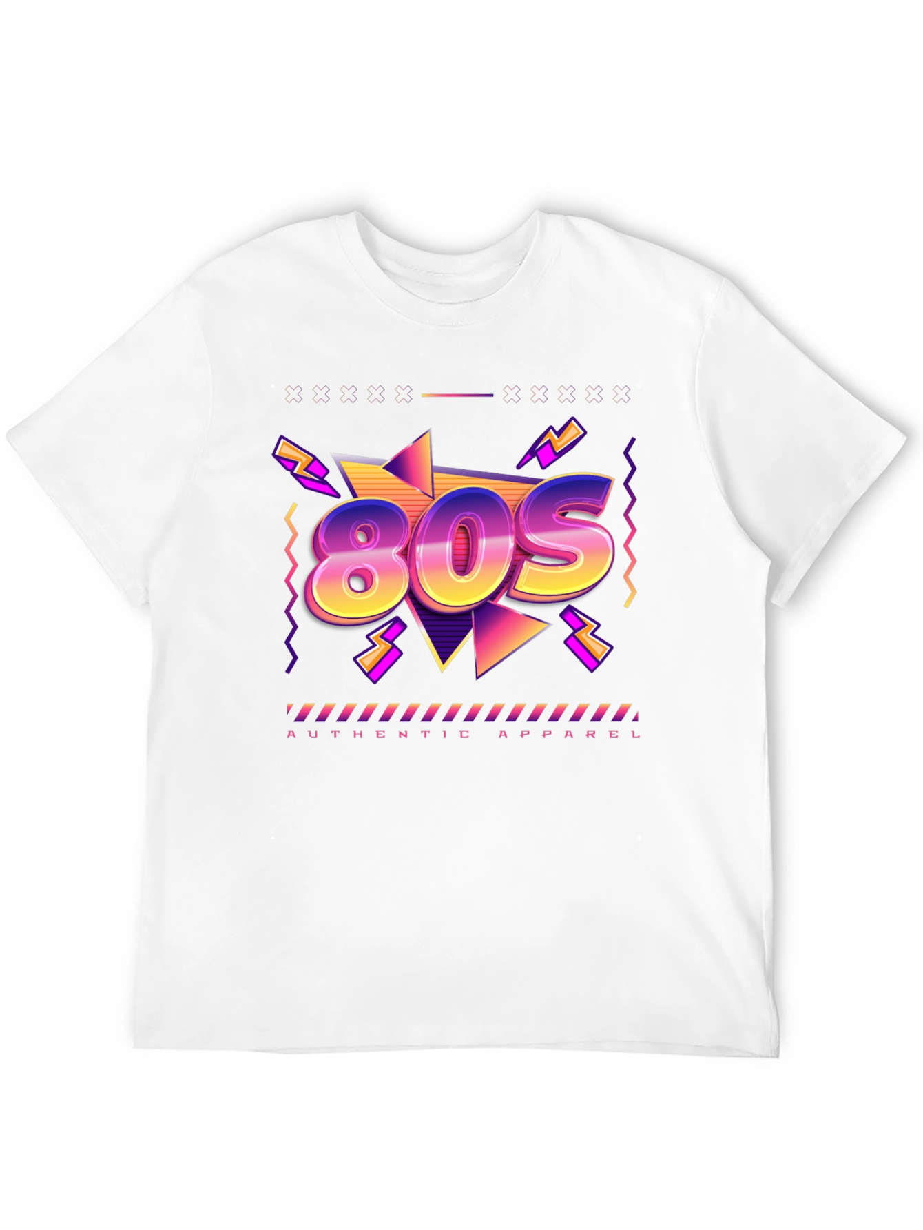 Retro 80s Graphic T-Shirt - Authentic Apparel