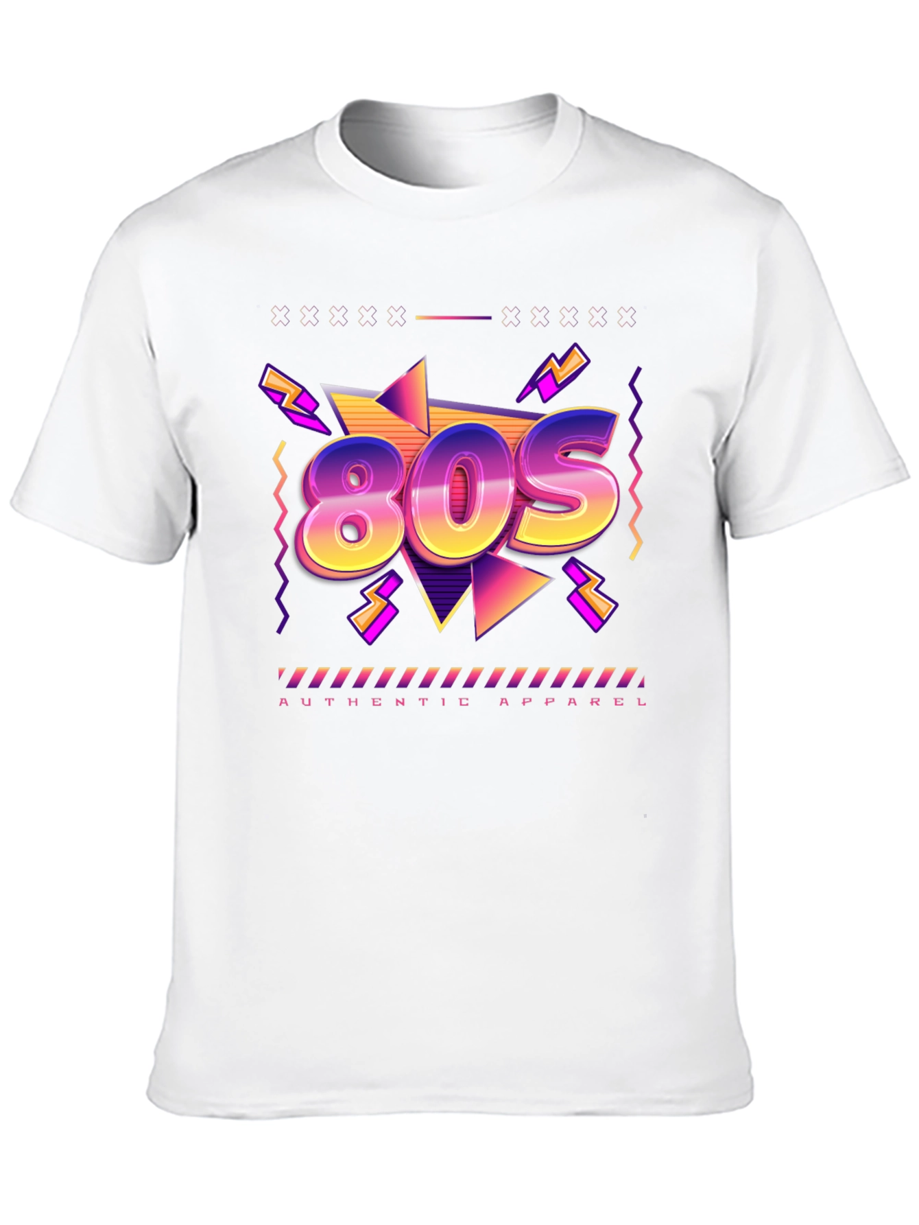 Retro 80s Graphic T-Shirt - Authentic Apparel